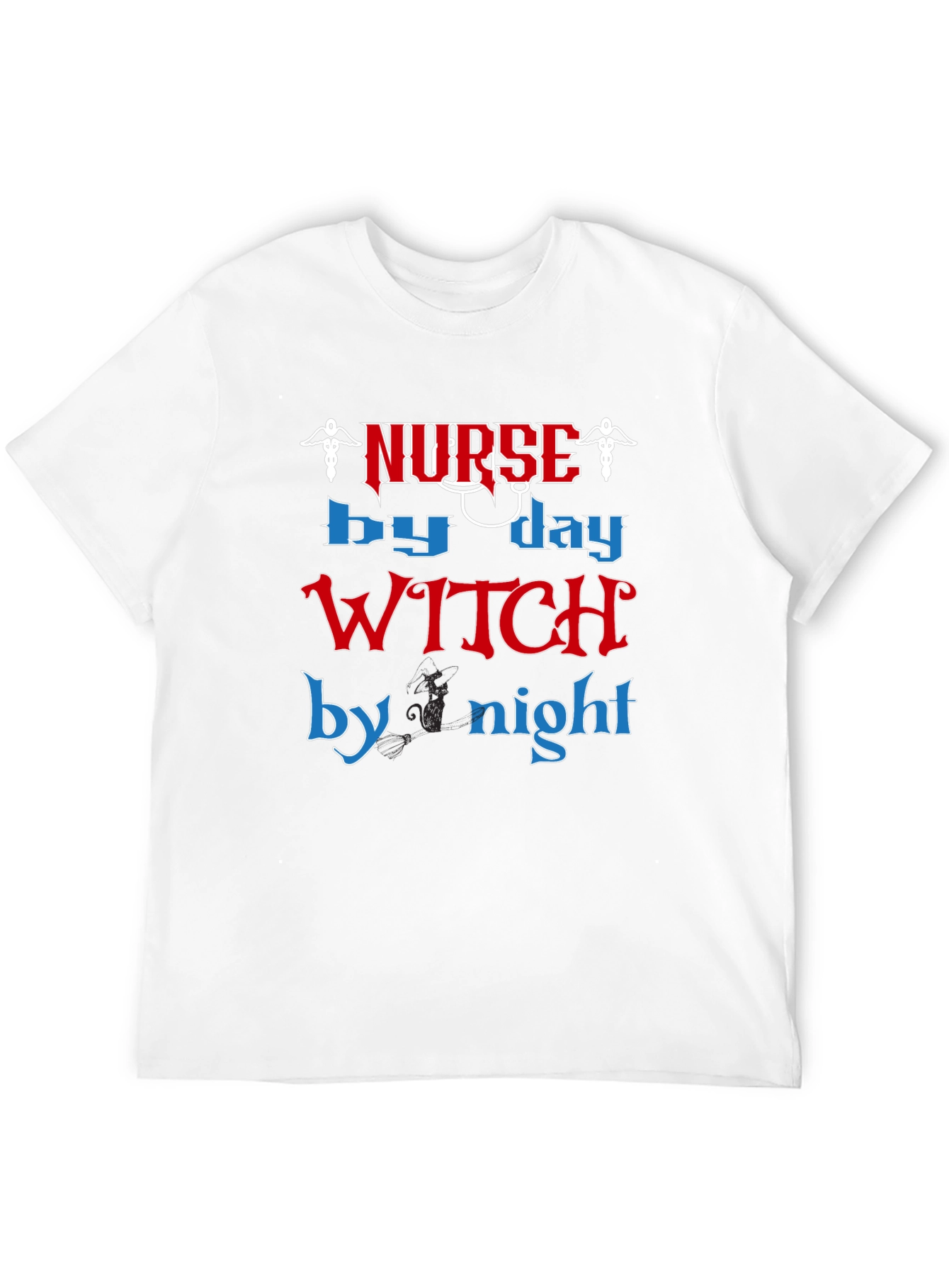 Nurse by Day Witch by Night Graphic Tee