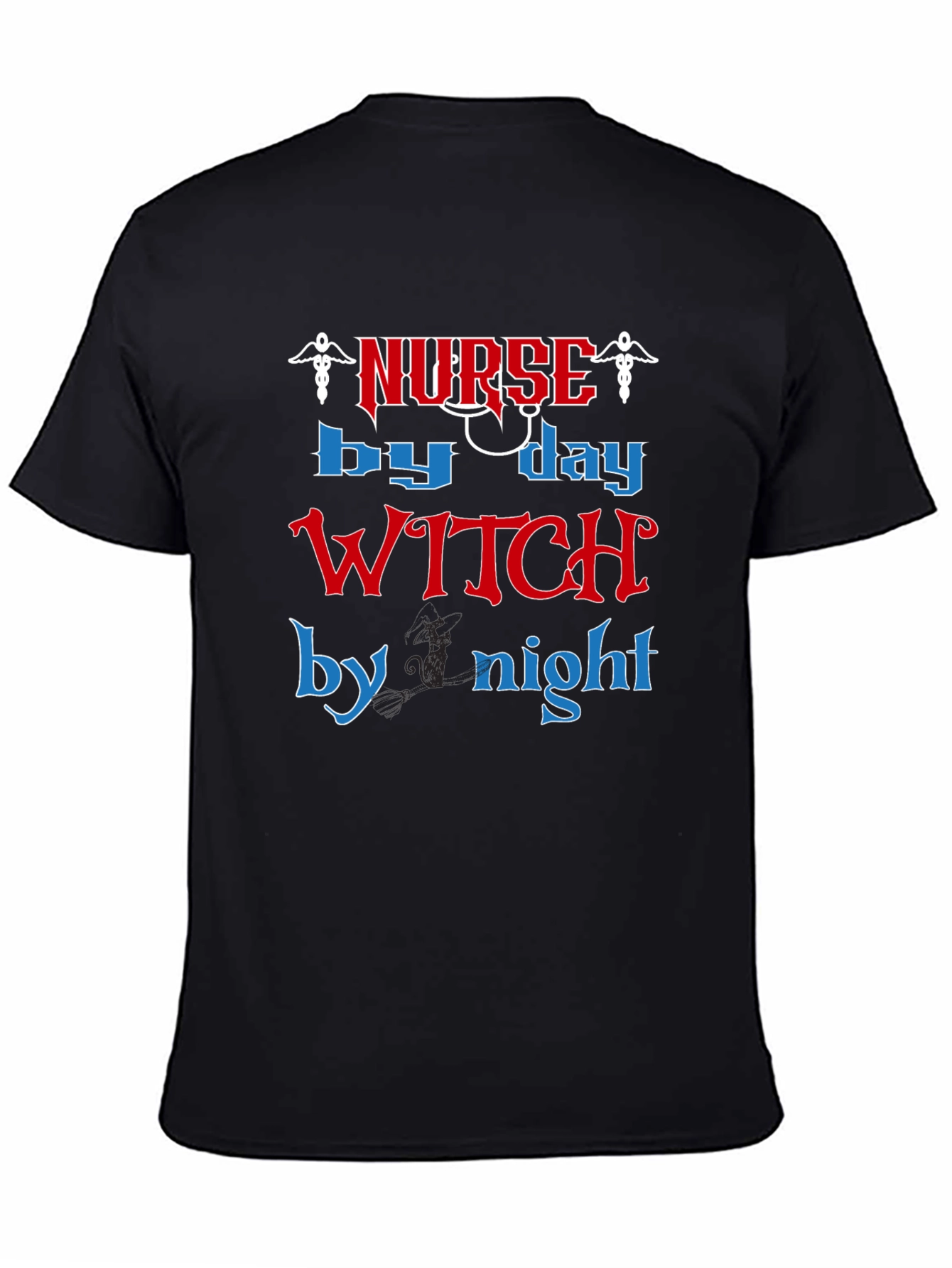 Nurse by Day Witch by Night Graphic Tee