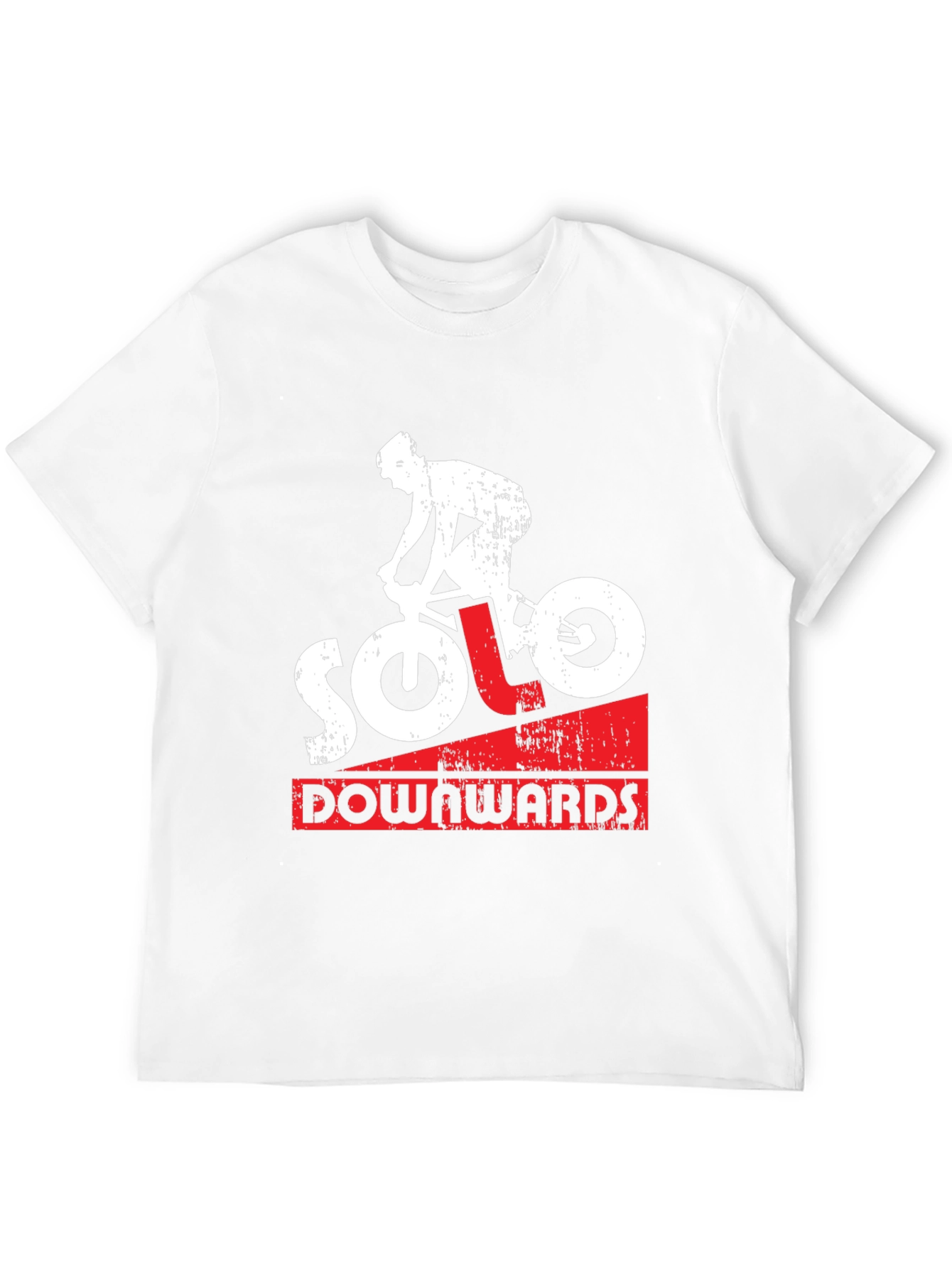 Solo Downwards Graphic Tee - Mountain Bike Design