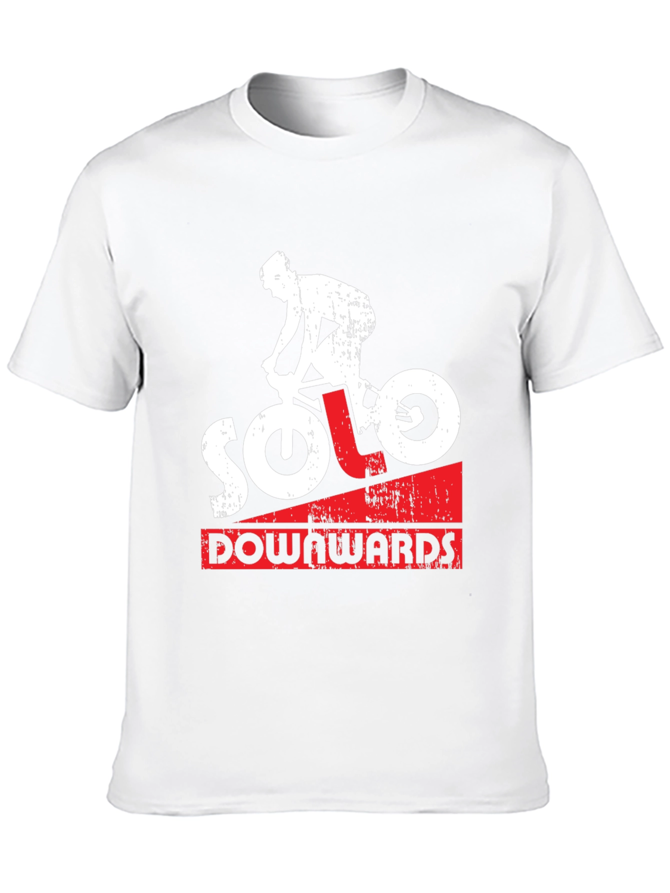 Solo Downwards Graphic Tee - Mountain Bike Design