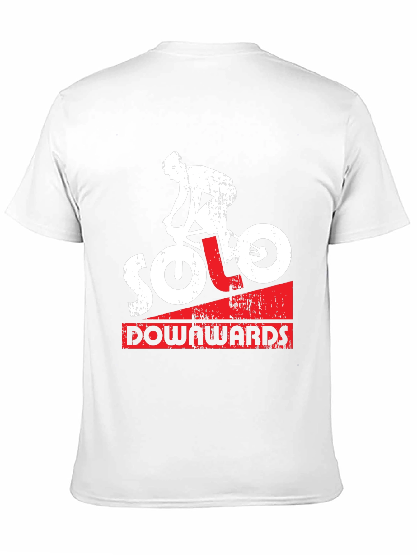 Solo Downwards Graphic Tee - Mountain Bike Design
