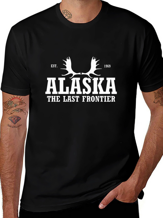 Alaska The Last Frontier Black T-Shirt