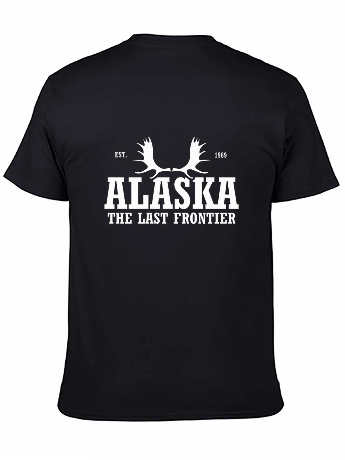Alaska The Last Frontier Black T-Shirt