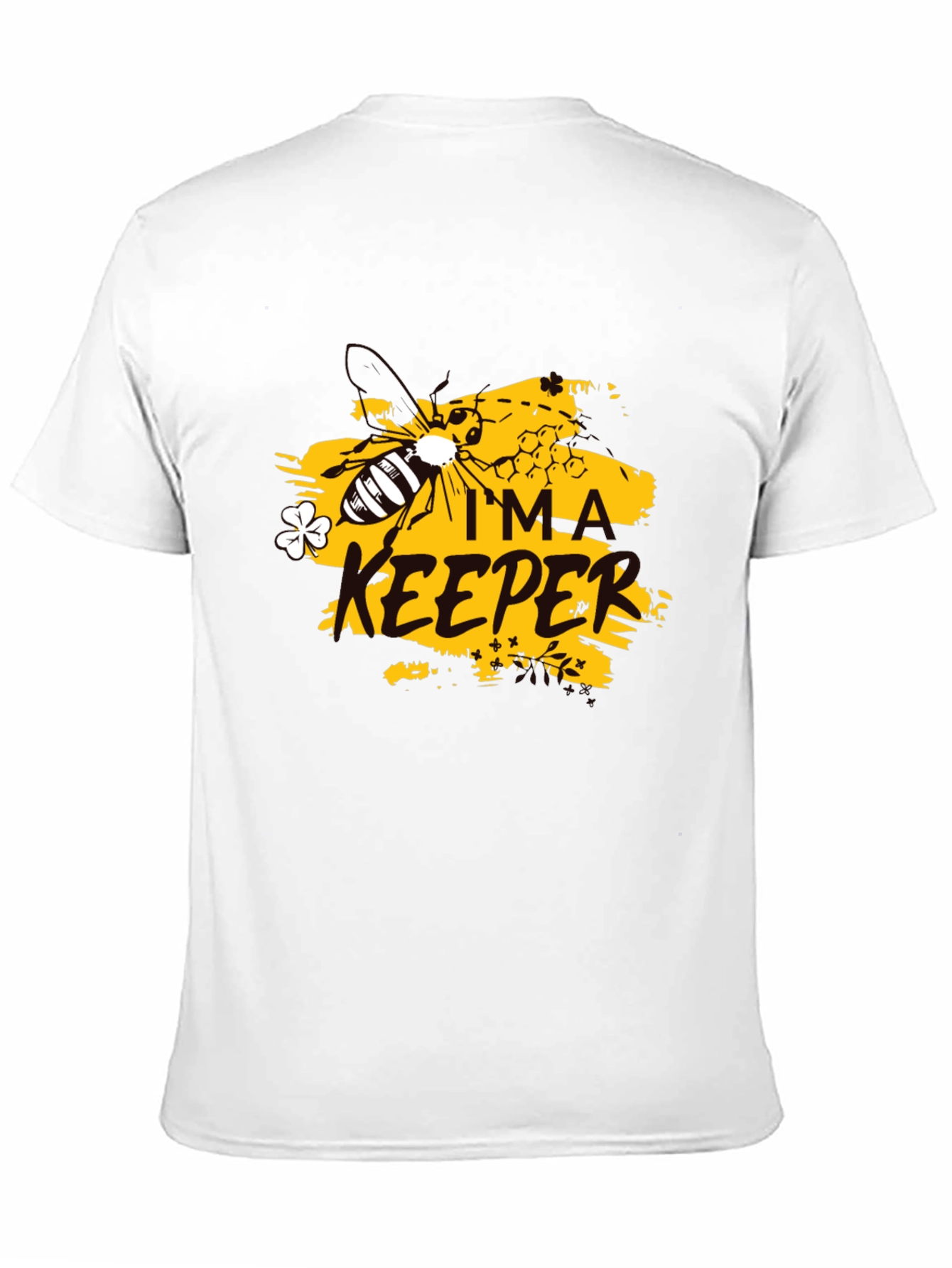 Im A Keeper Graphic Tee - Black Cotton T-Shirt
