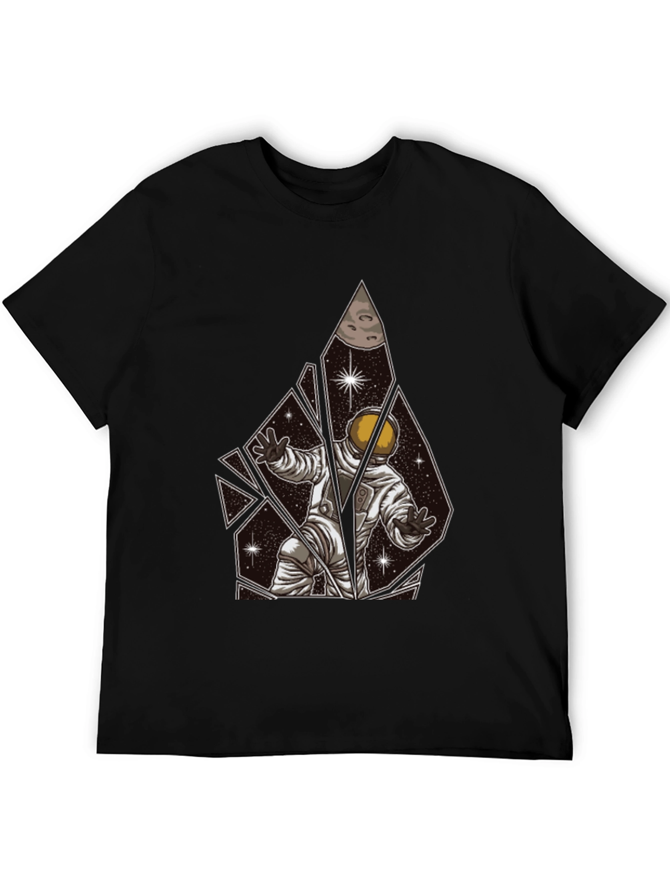 Astronaut Shattered Space Graphic T-Shirt