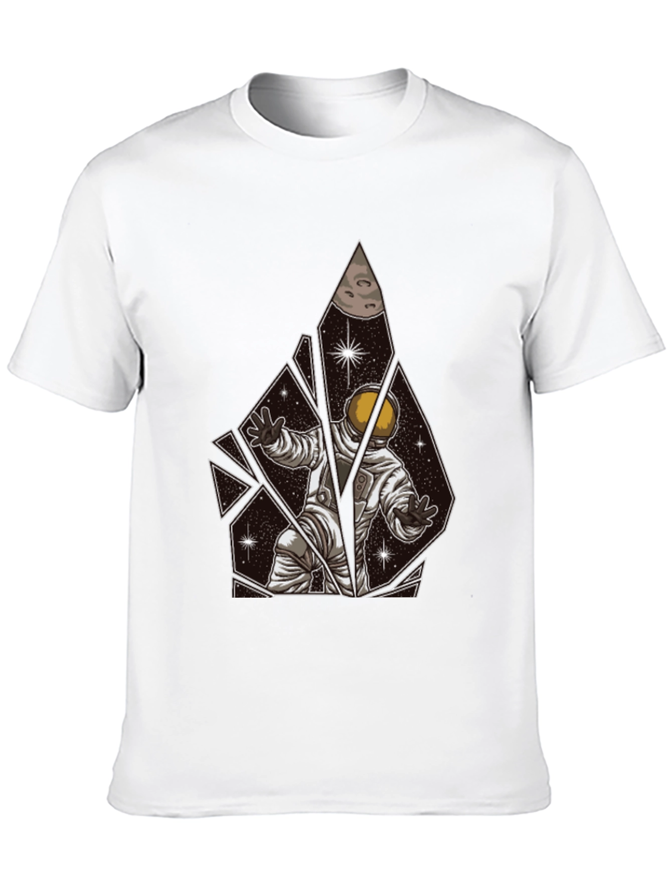 Astronaut Shattered Space Graphic T-Shirt
