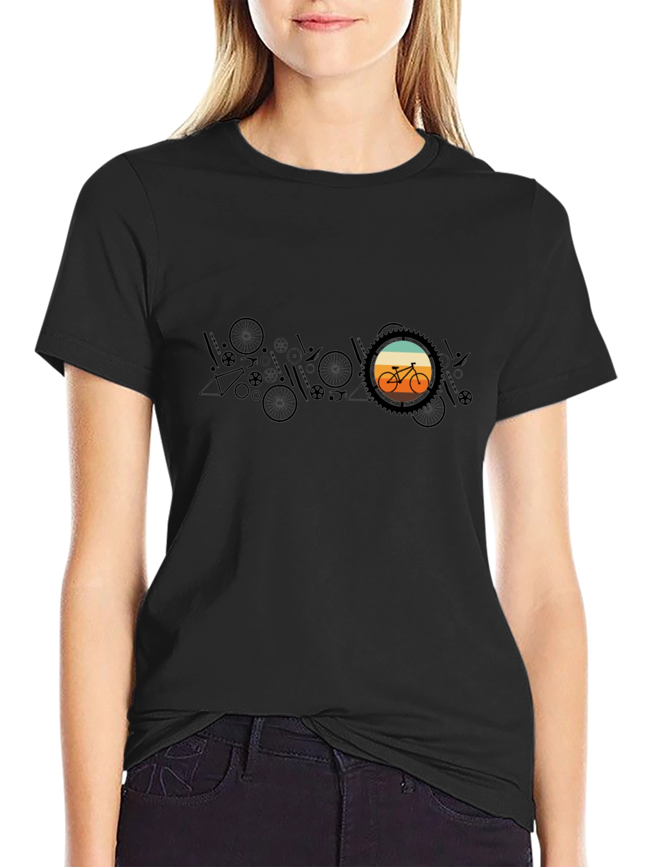 Retro Bike T-Shirt - Graphic Design Tee