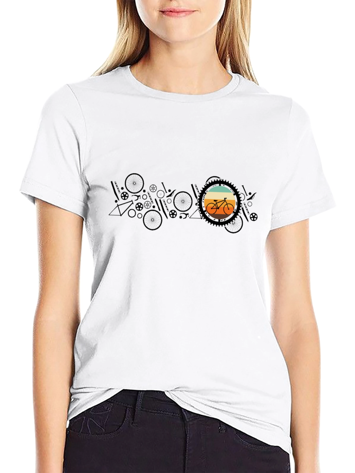 Retro Bike T-Shirt - Graphic Design Tee