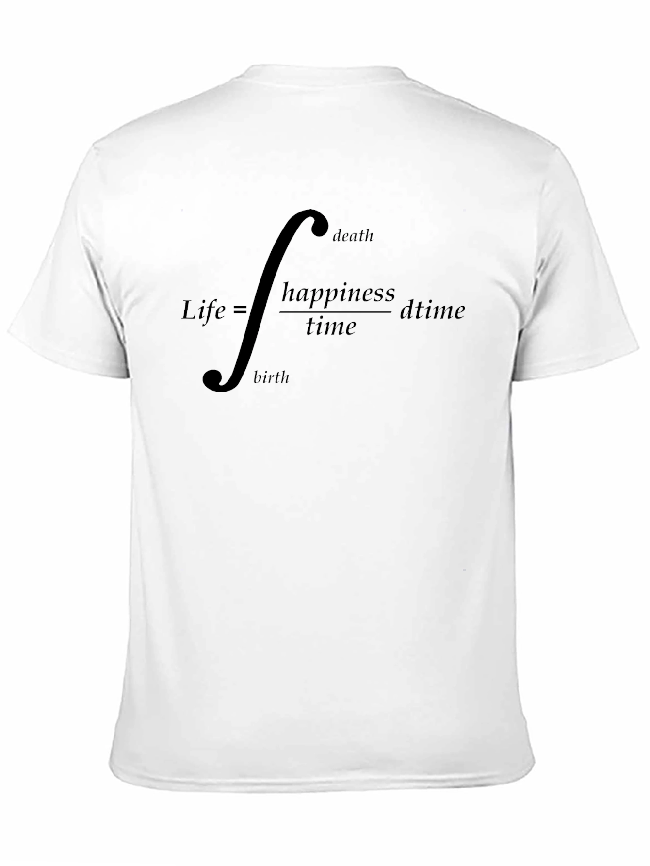 Life Formula T-Shirt - Philosophical Equation Tee
