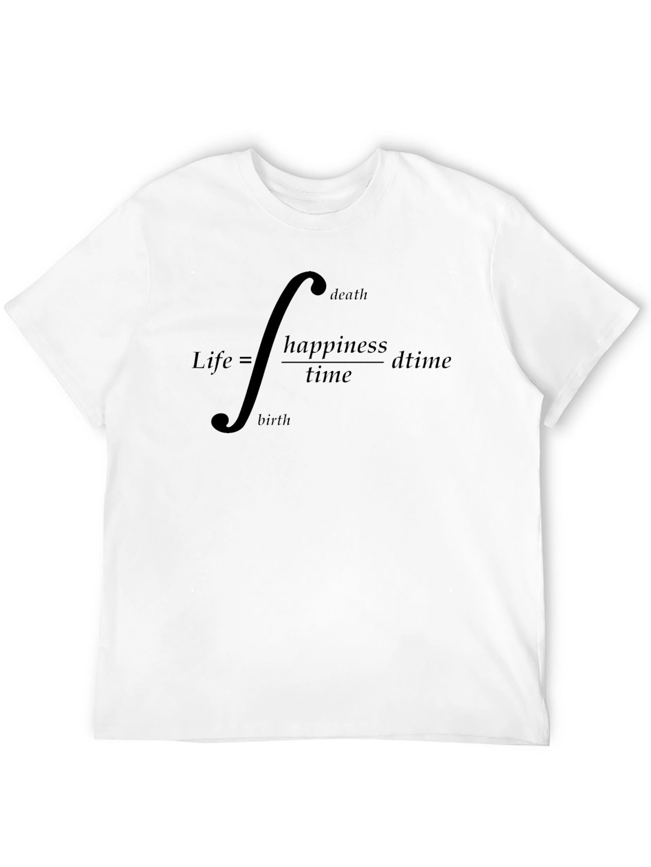 Life Formula T-Shirt - Philosophical Equation Tee