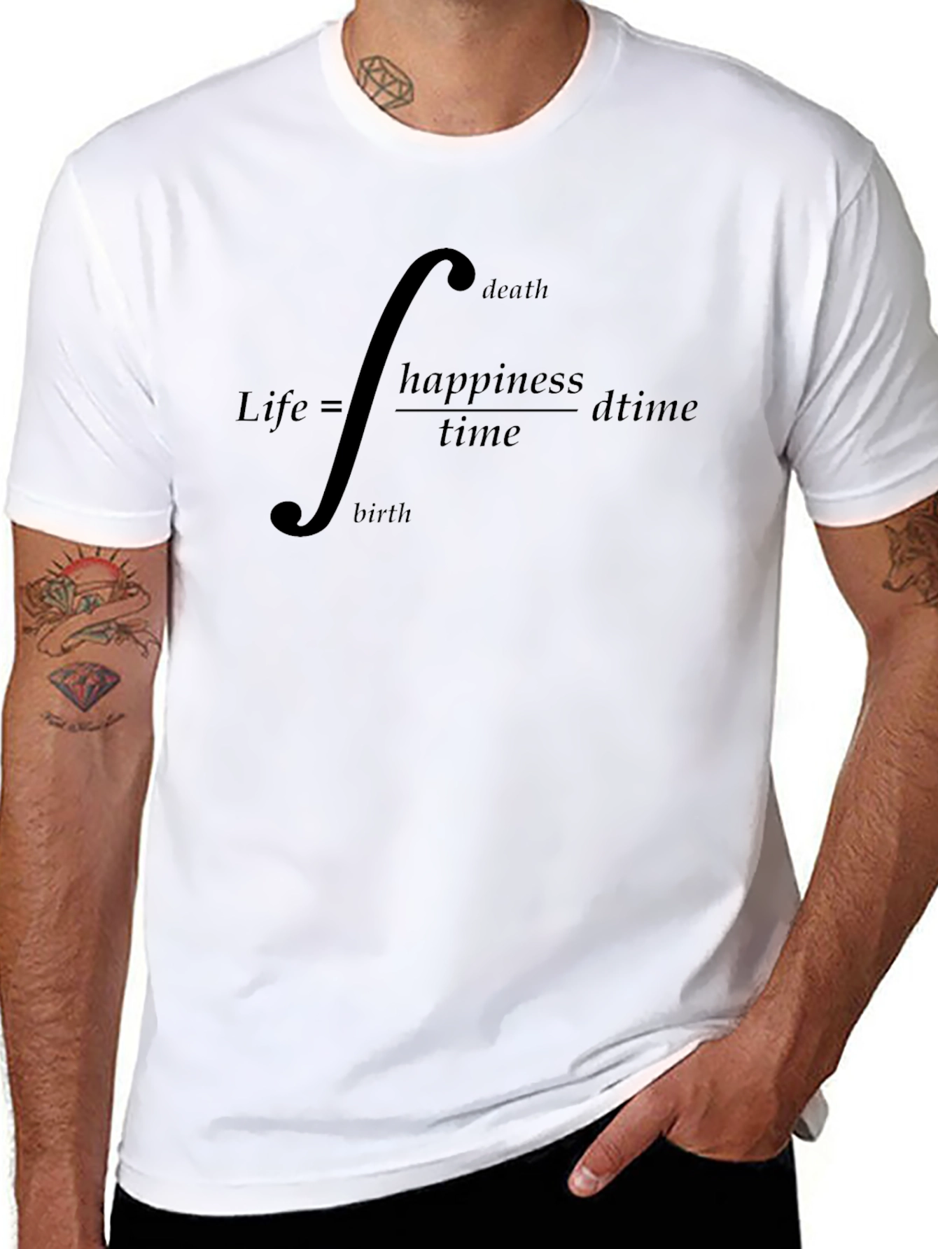 Life Formula T-Shirt - Philosophical Equation Tee