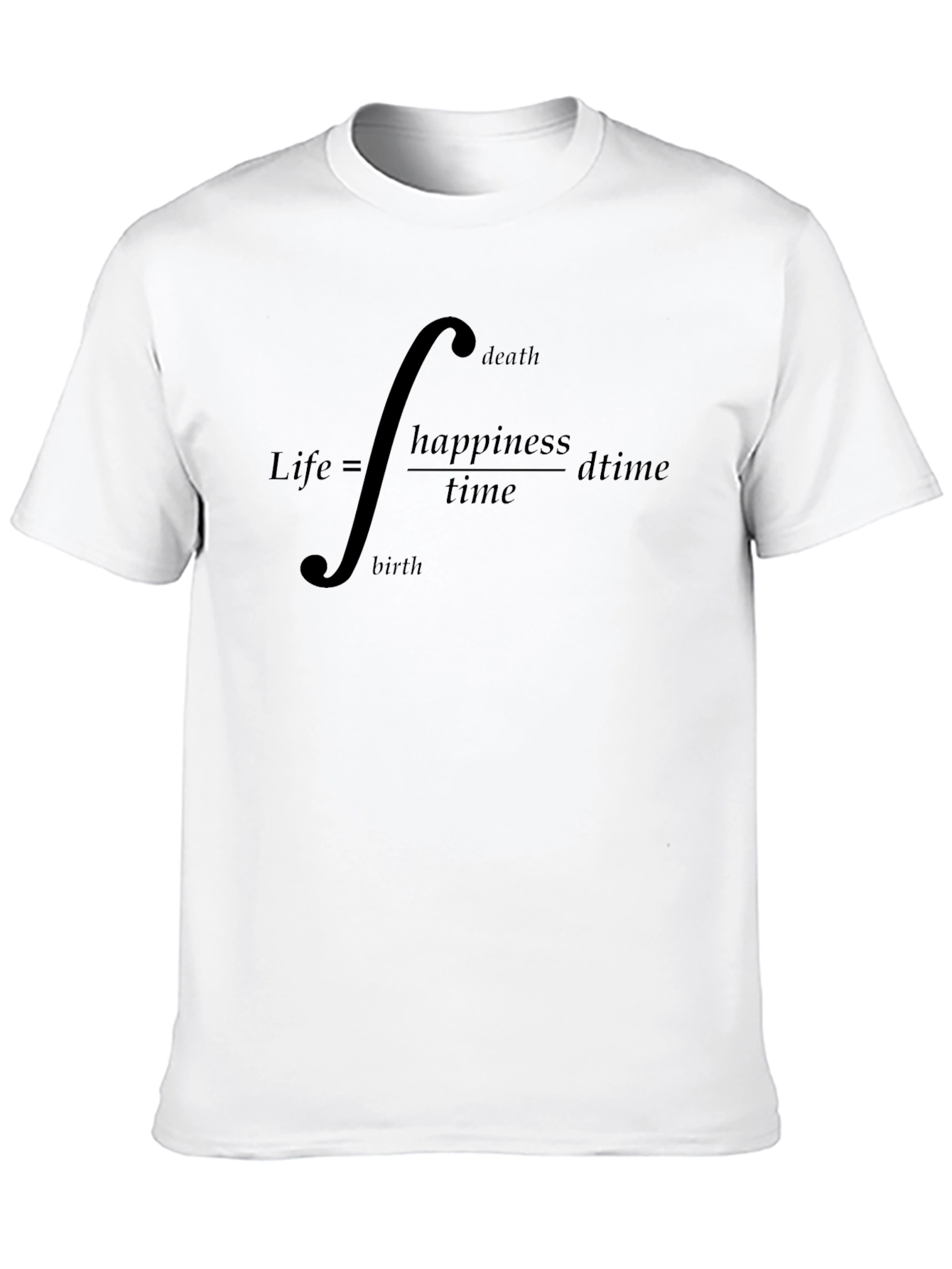Life Formula T-Shirt - Philosophical Equation Tee