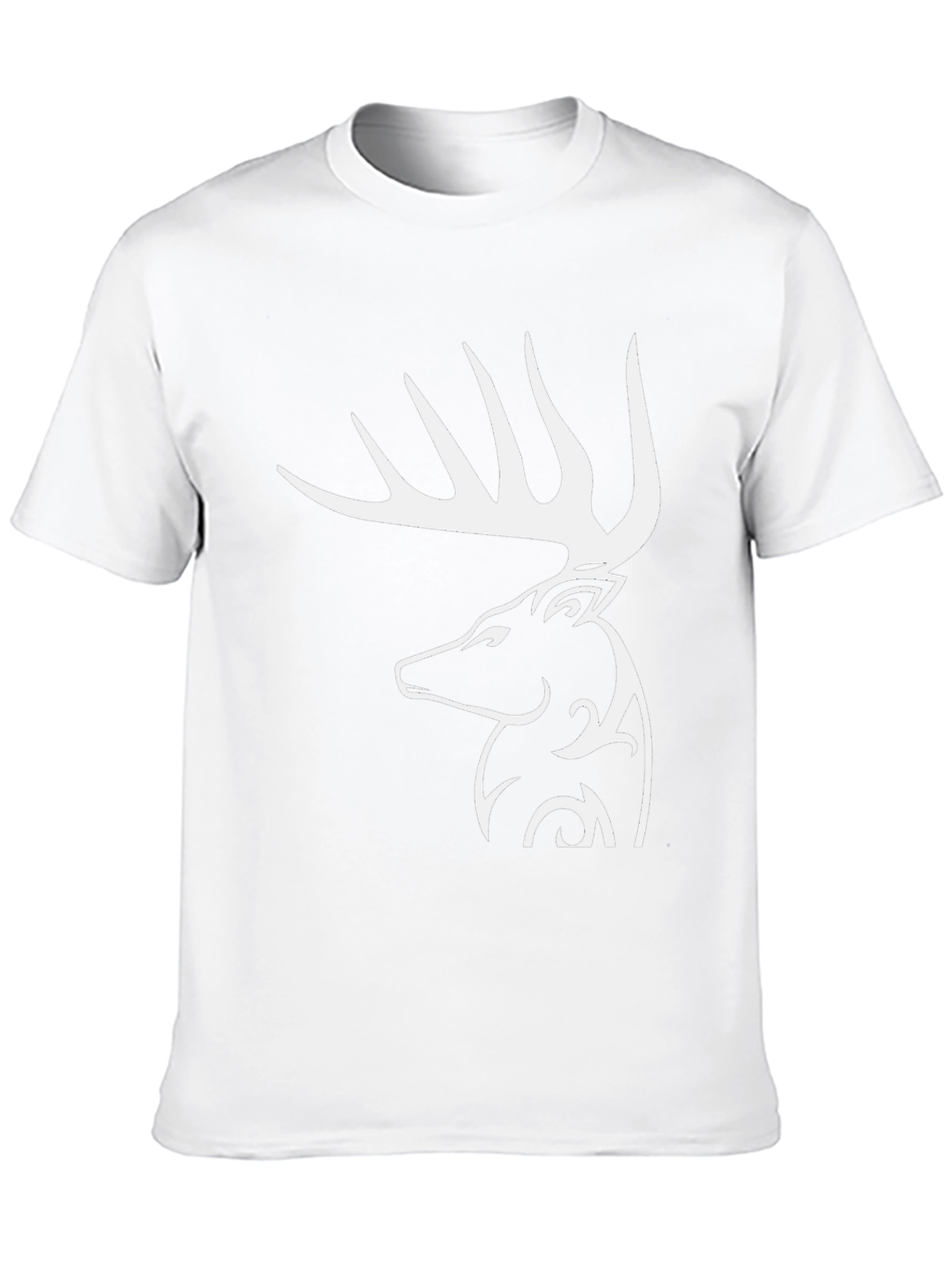 Deer Graphic Black T-Shirt
