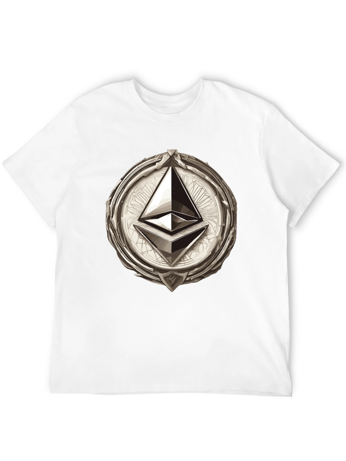 Ethereum Emblem Black T-Shirt