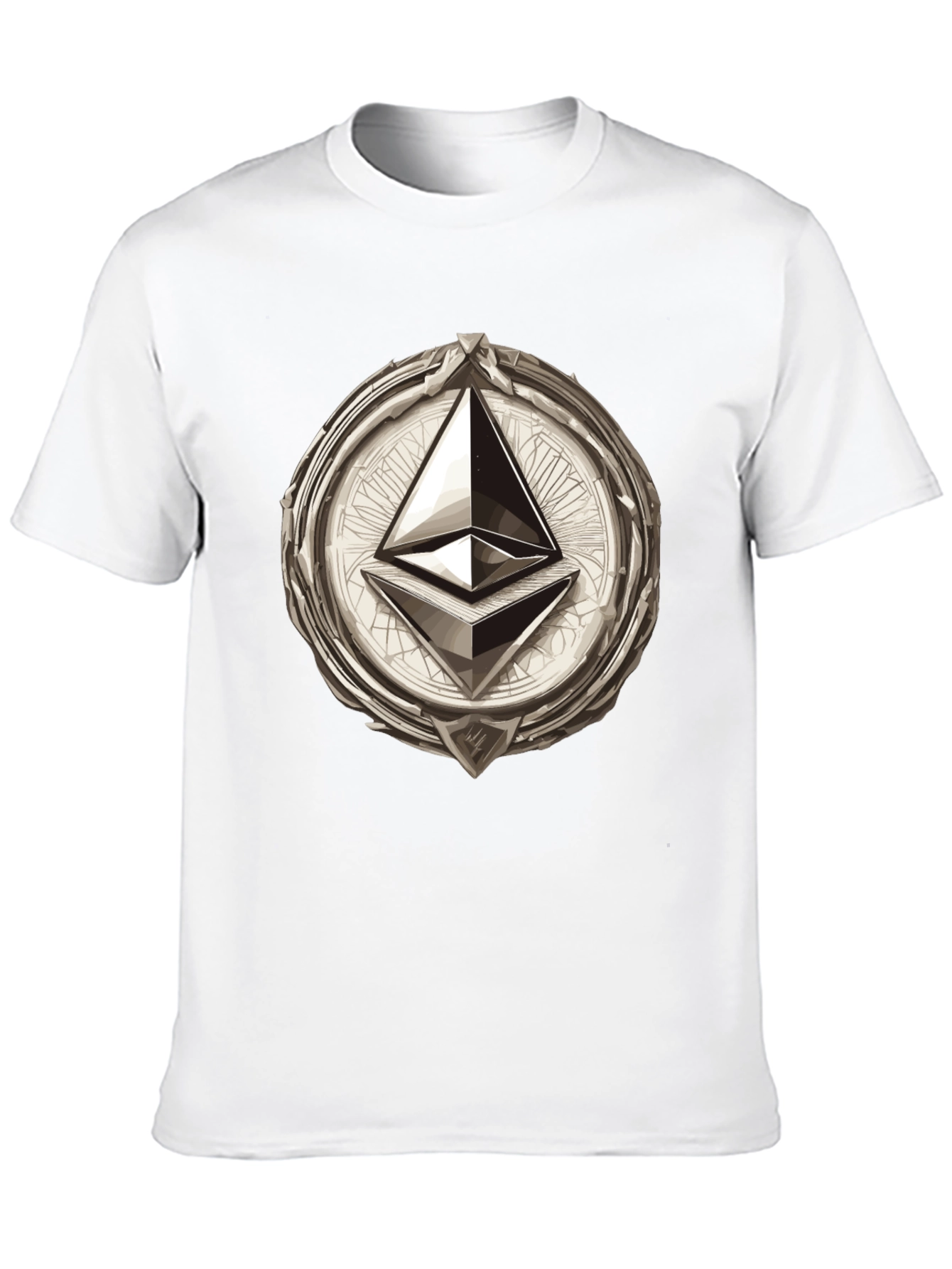 Ethereum Emblem Black T-Shirt