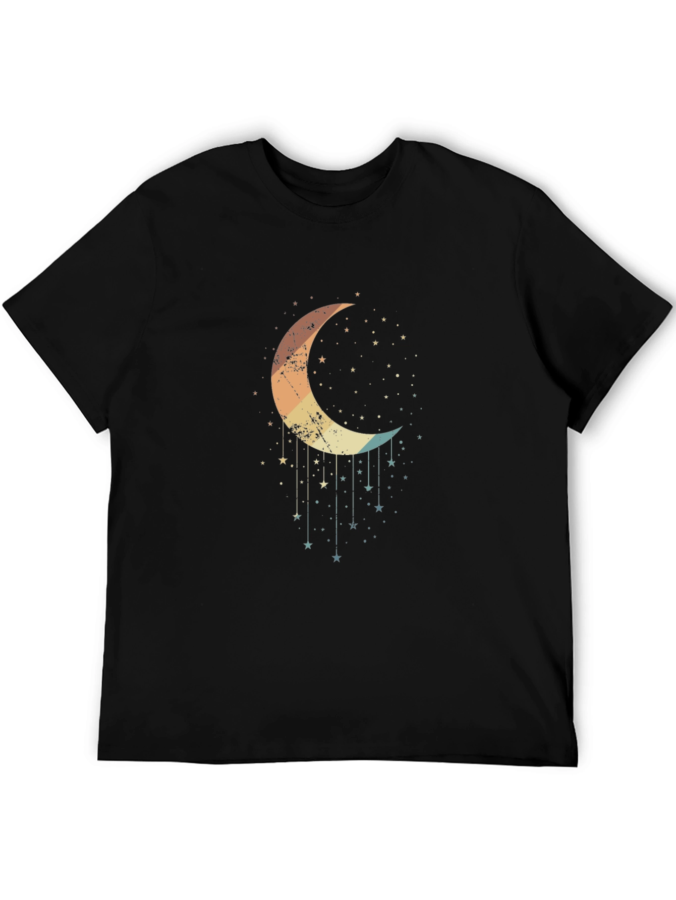 Crescent Moon & Stars Graphic Tee - Unisex