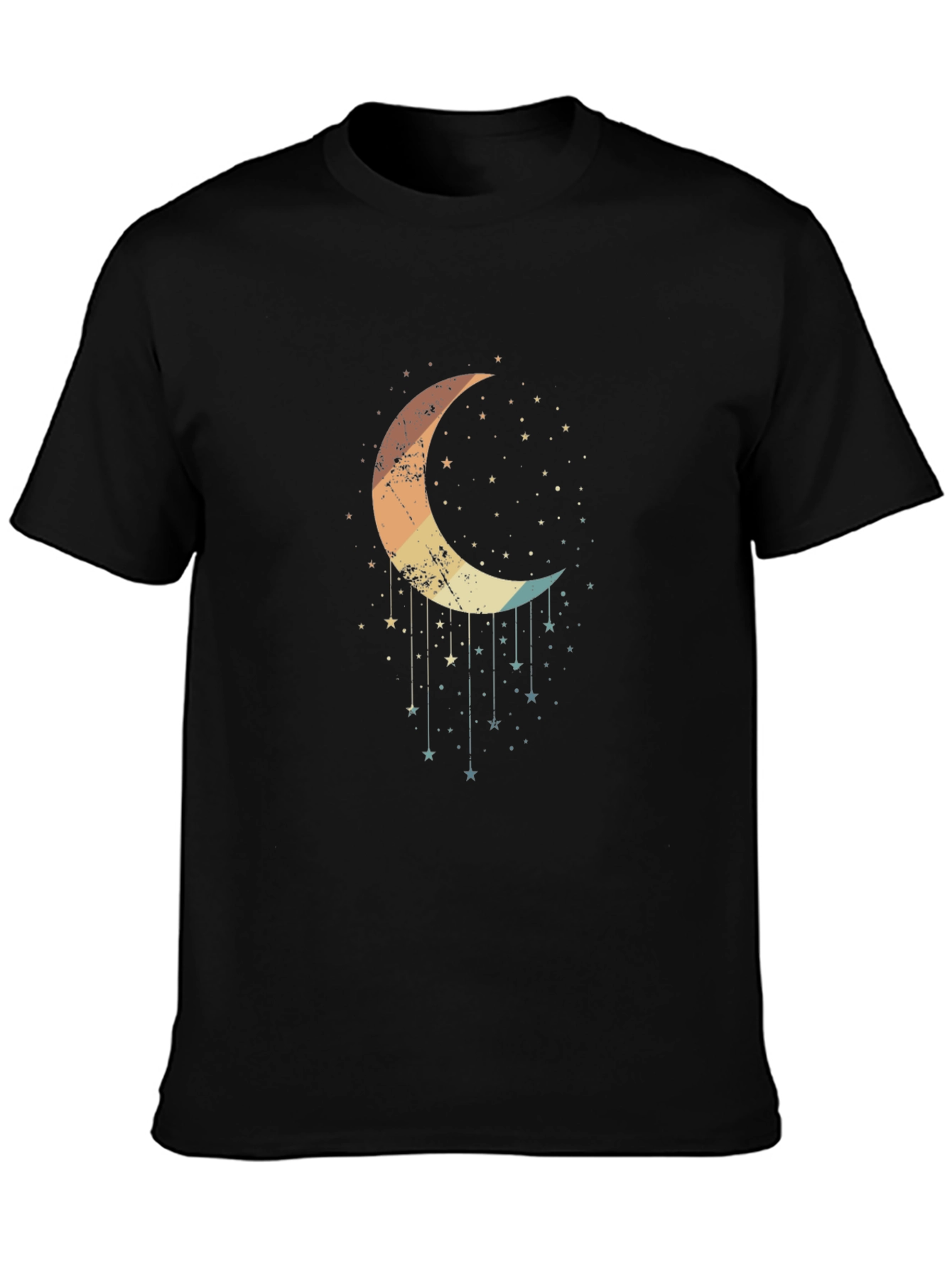Crescent Moon & Stars Graphic Tee - Unisex
