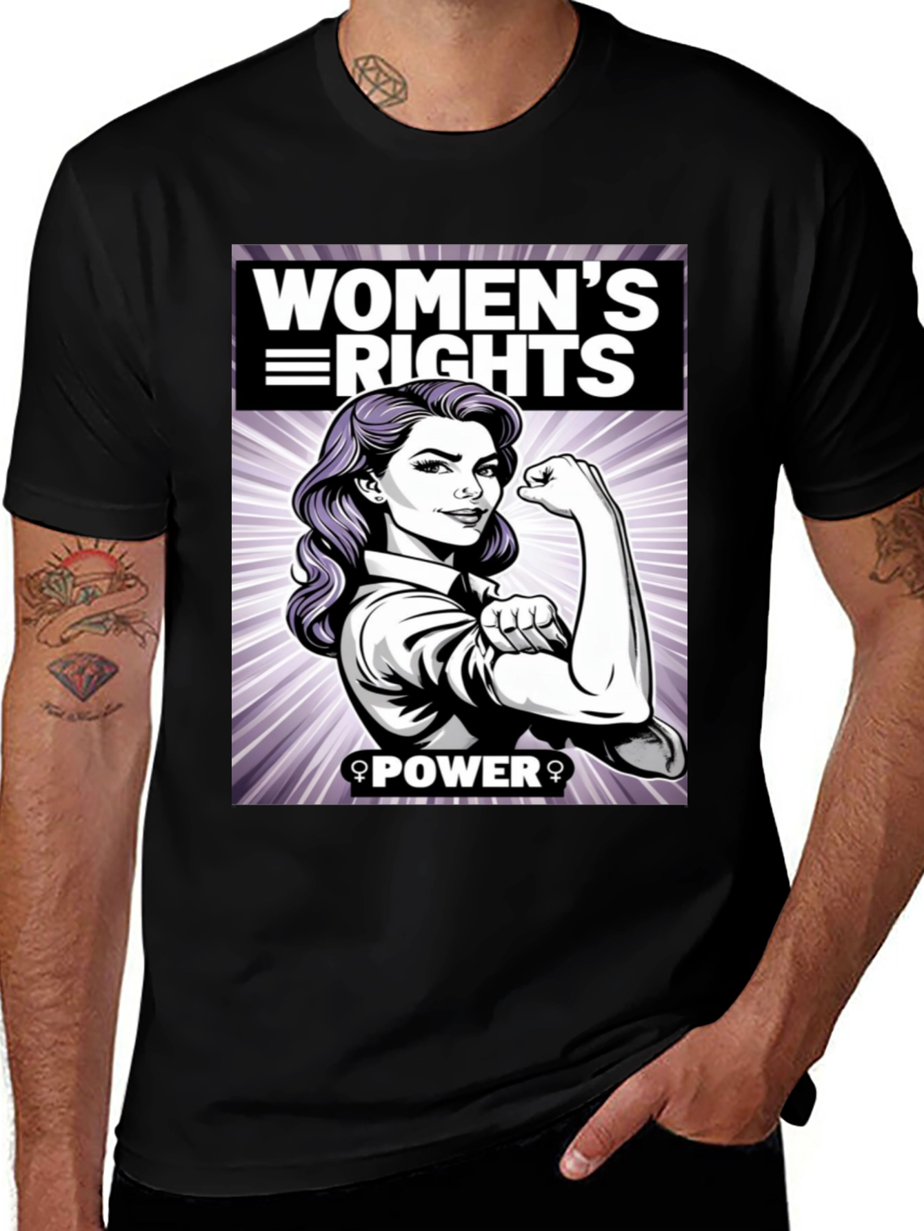 Womens Rights Graphic Tee - Empowering Design