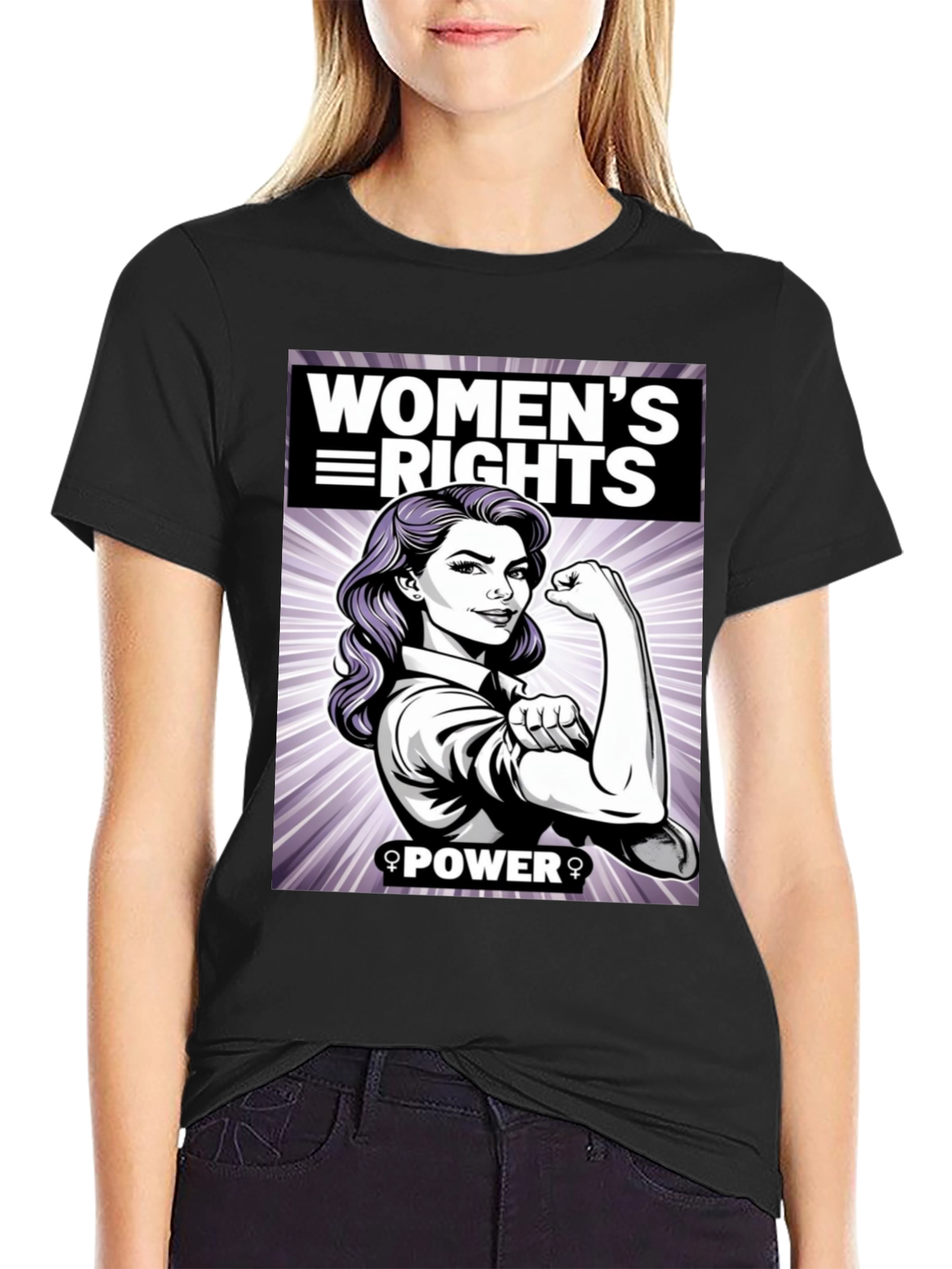 Womens Rights Graphic Tee - Empowering Design