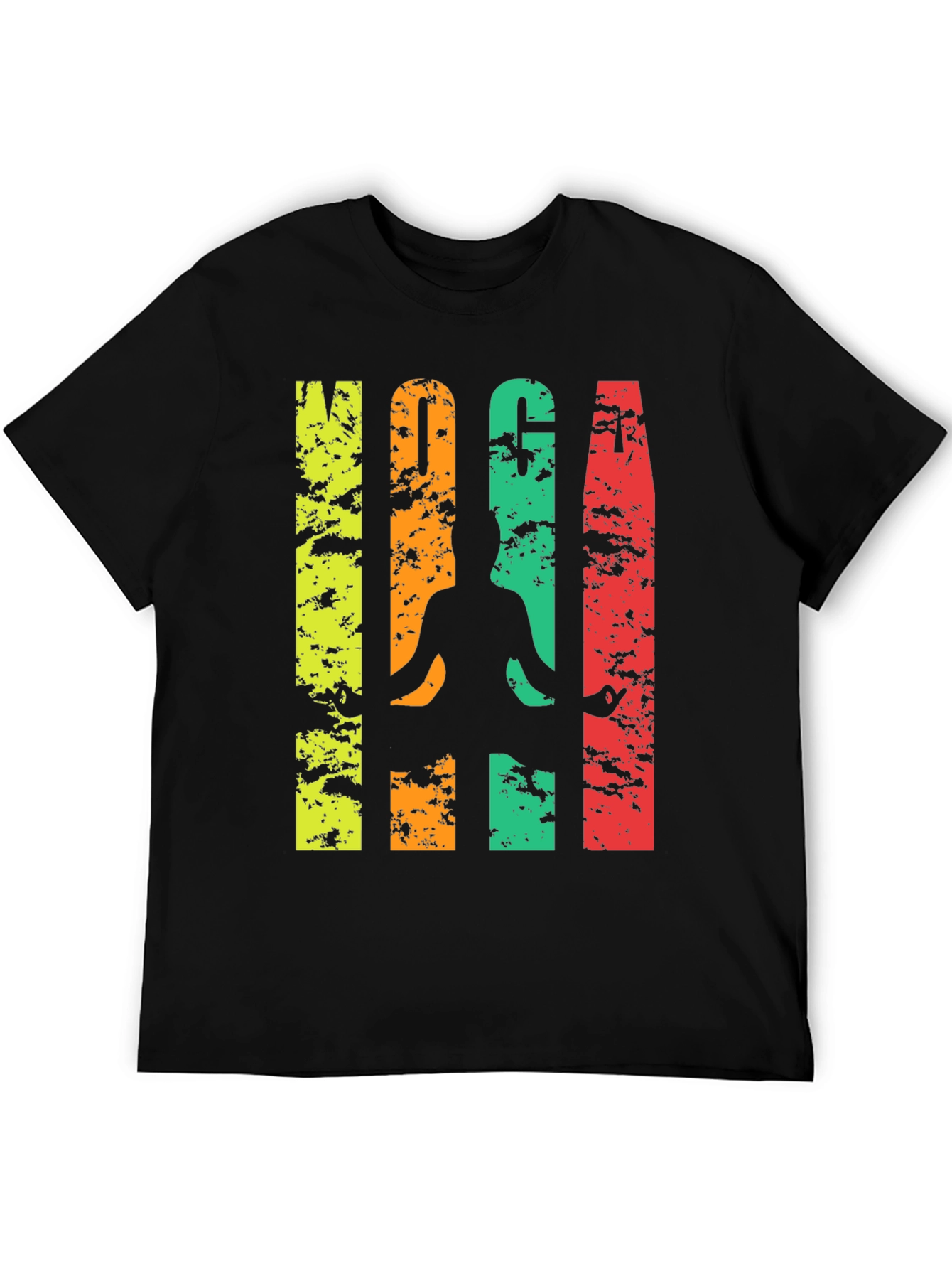 Yoga T-Shirt - Meditating Silhouette Graphic Tee