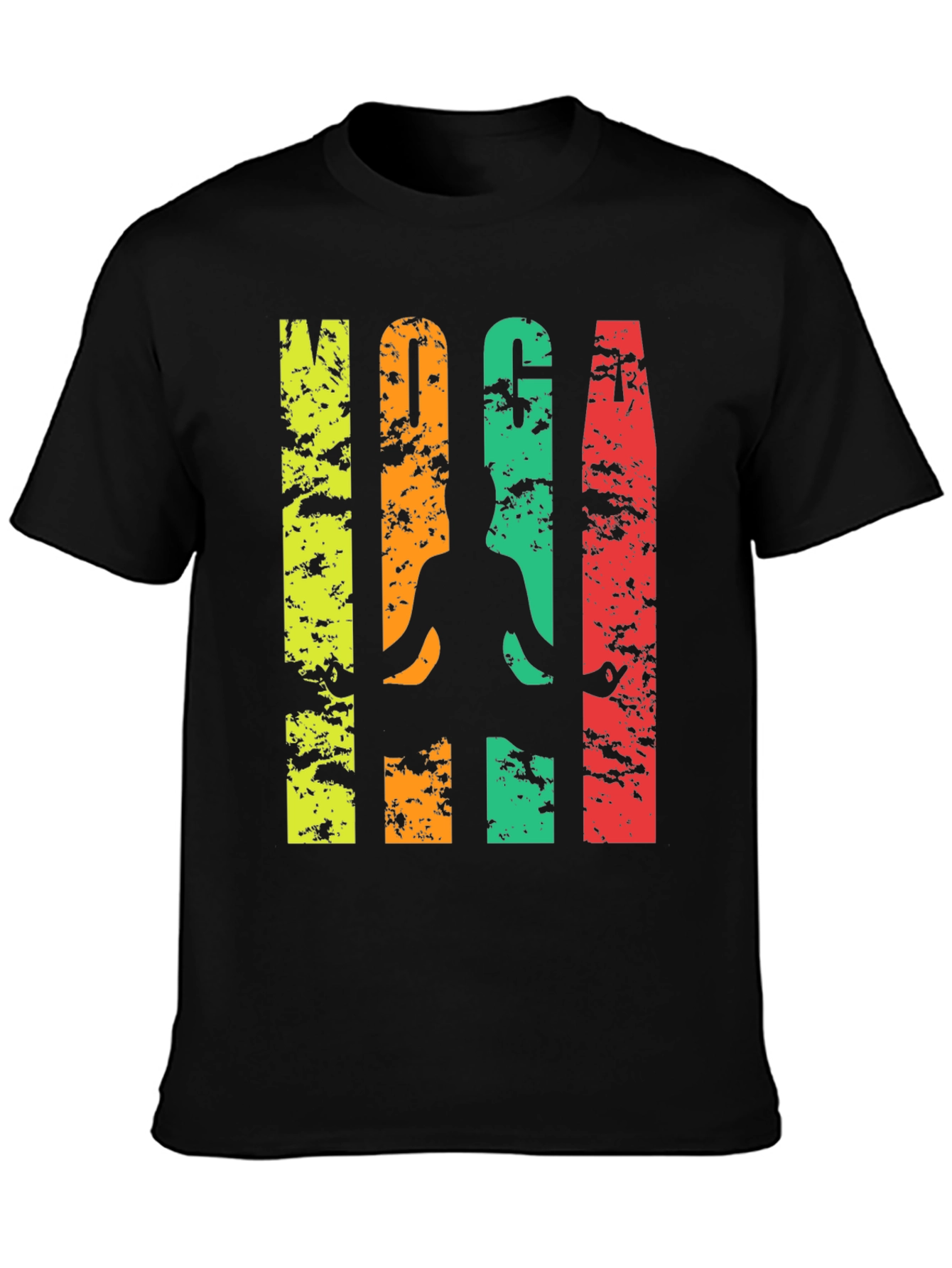 Yoga T-Shirt - Meditating Silhouette Graphic Tee