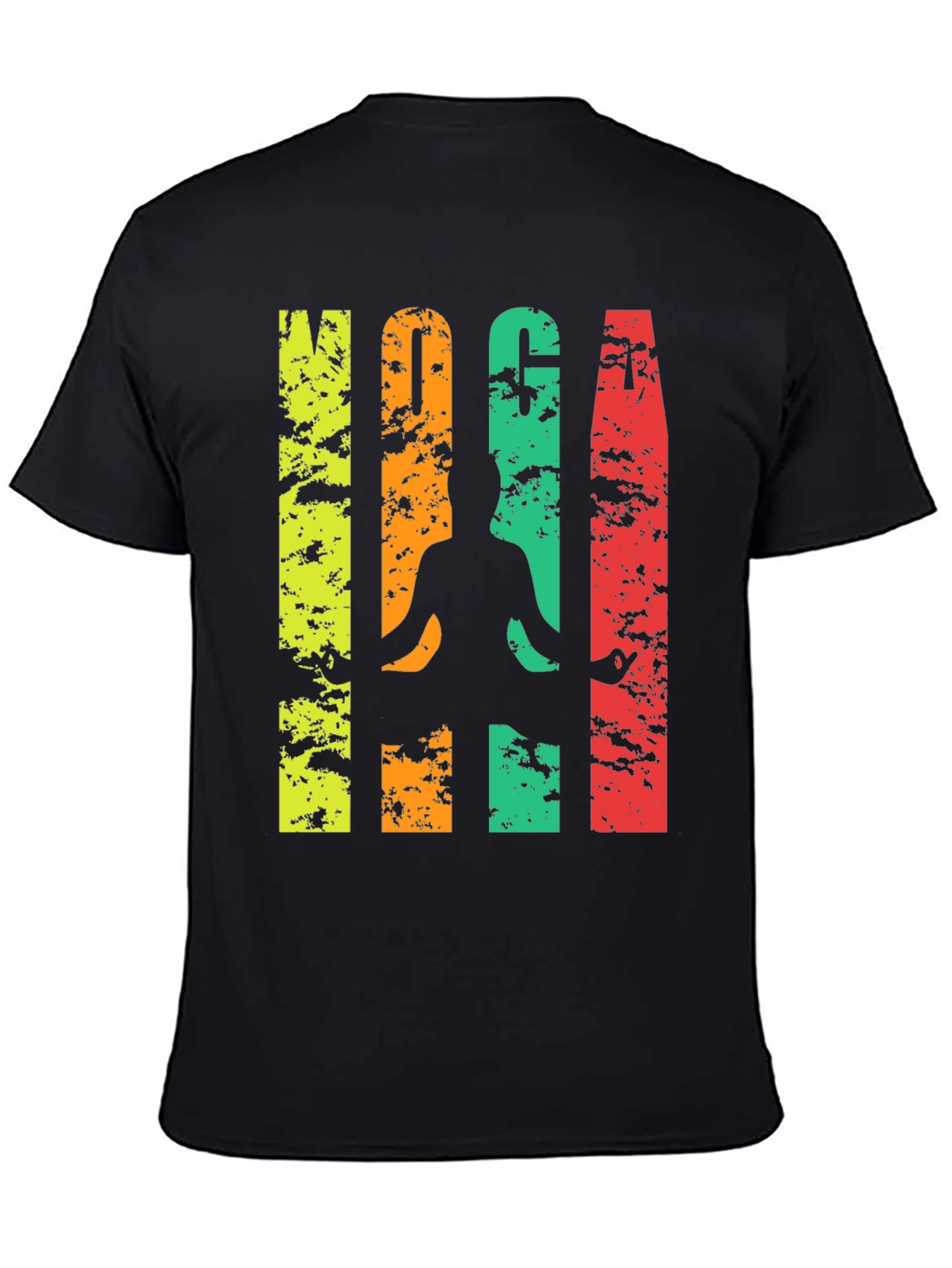 Yoga T-Shirt - Meditating Silhouette Graphic Tee