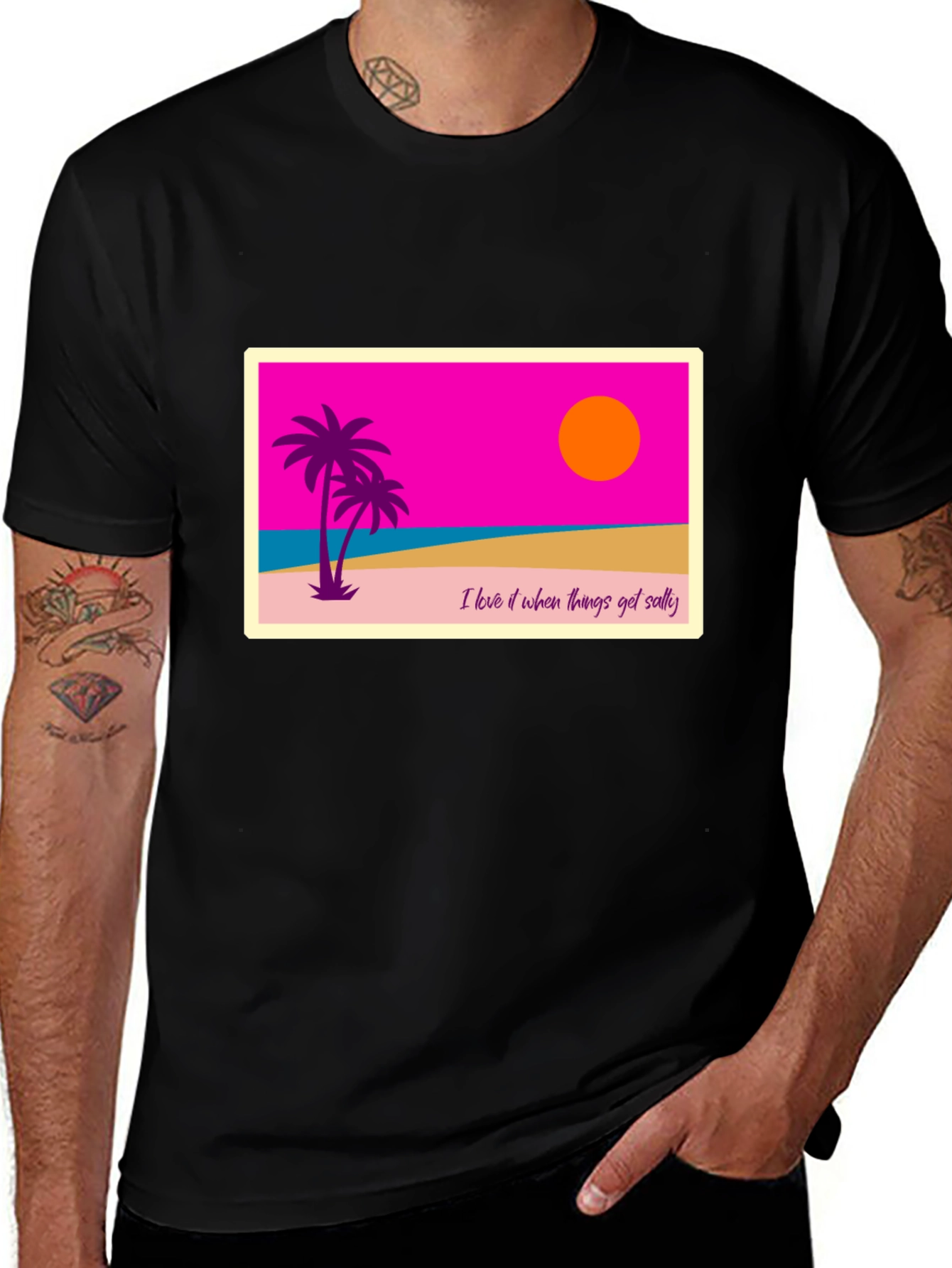 Salty Beach Graphic Tee