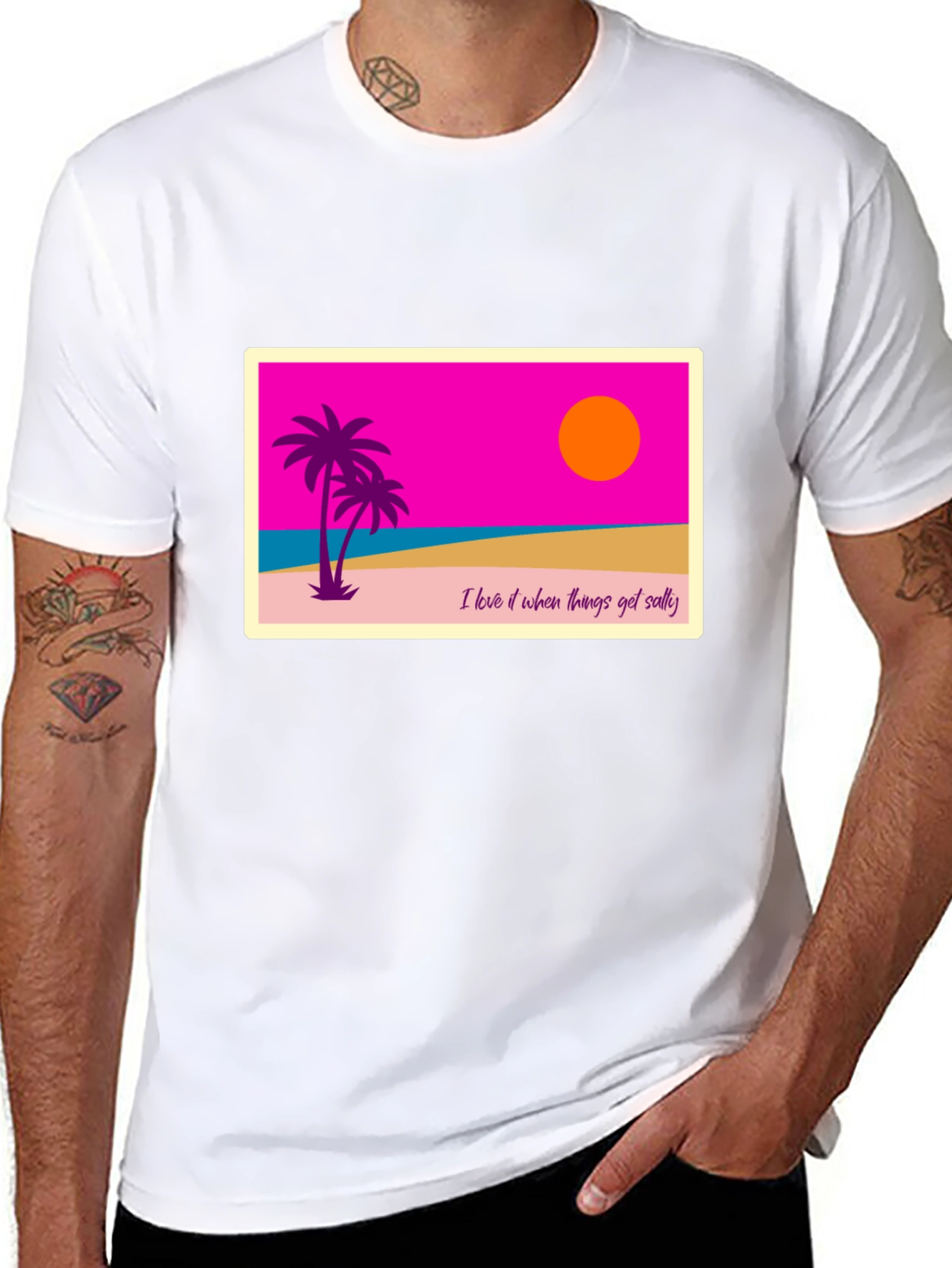 Salty Beach Graphic Tee