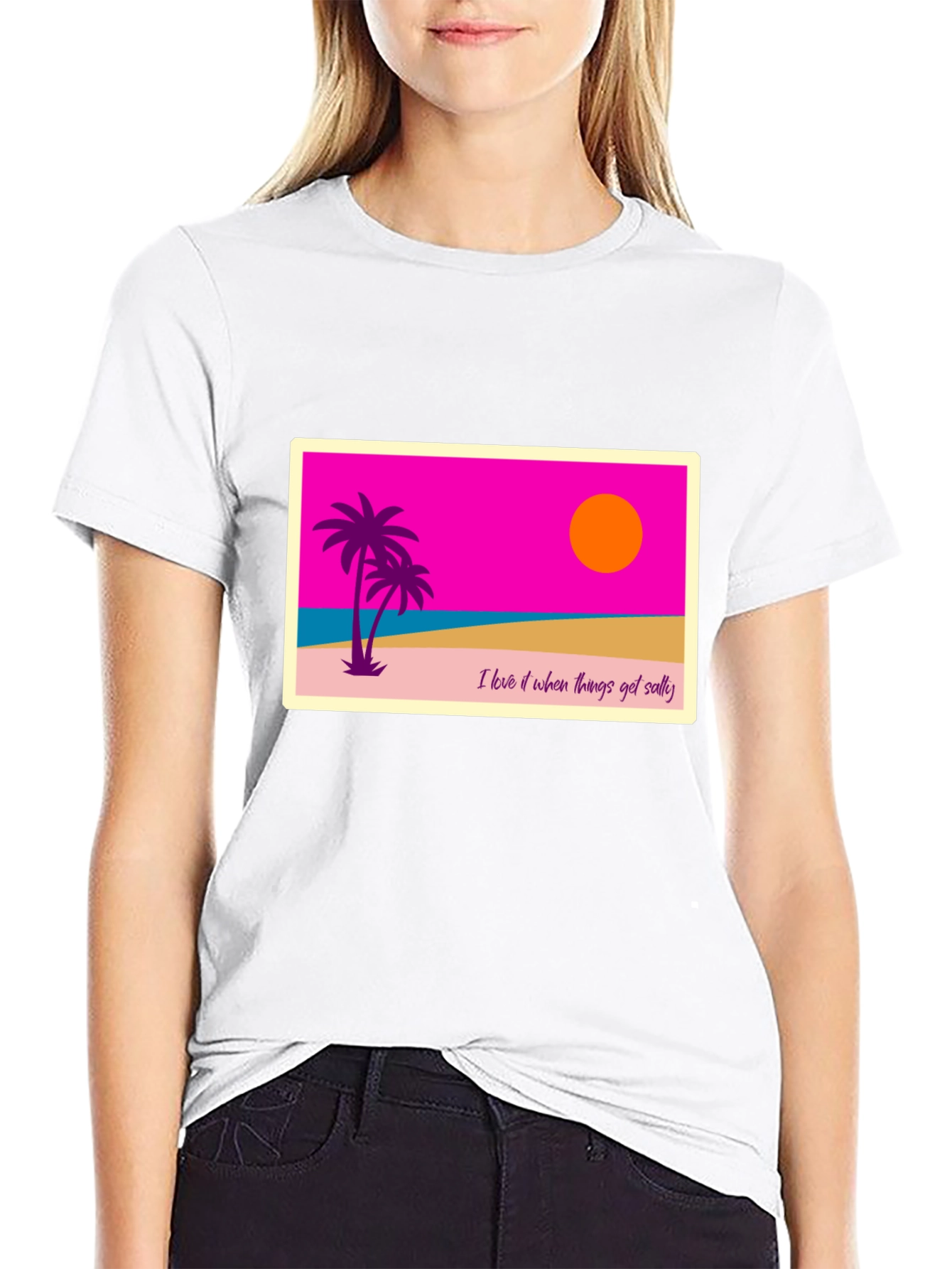 Salty Beach Graphic Tee