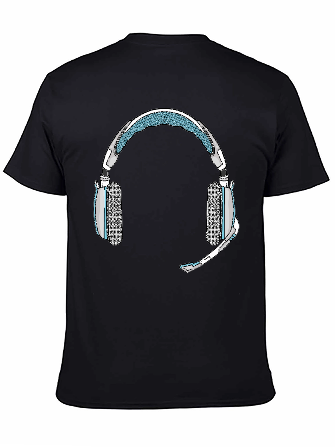 Gaming Headset Graphic Tee - Gamer Style Shirt