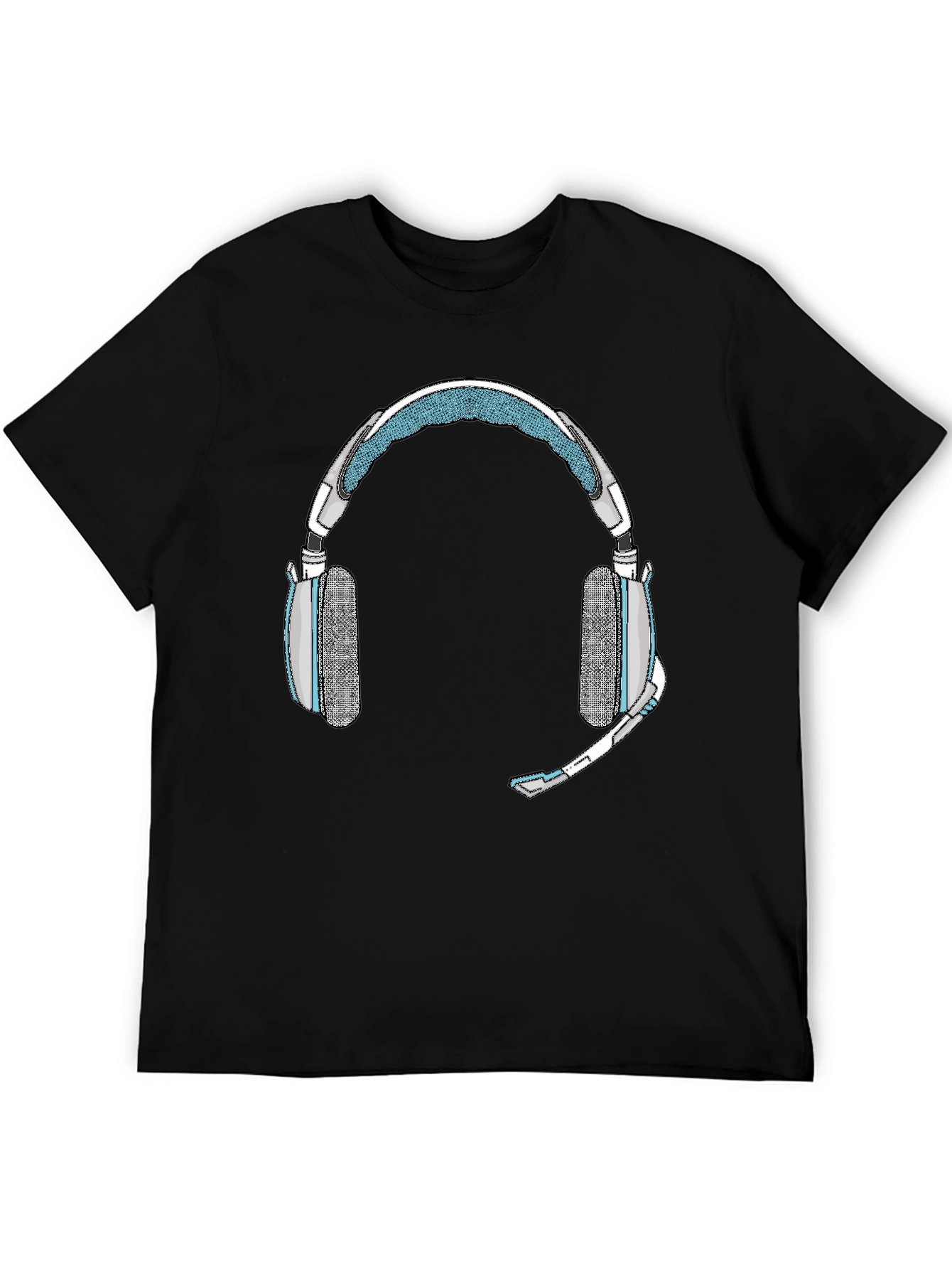 Gaming Headset Graphic Tee - Gamer Style Shirt