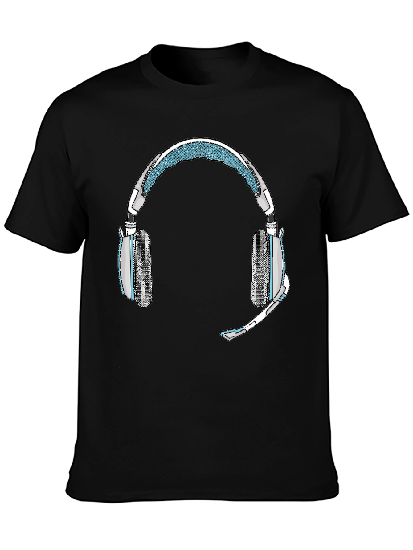 Gaming Headset Graphic Tee - Gamer Style Shirt