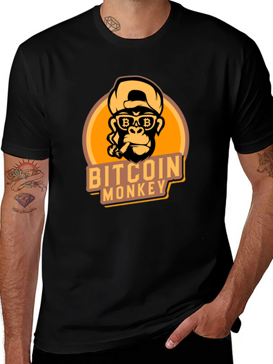Bitcoin Monkey T-Shirt - Crypto Ape Tee