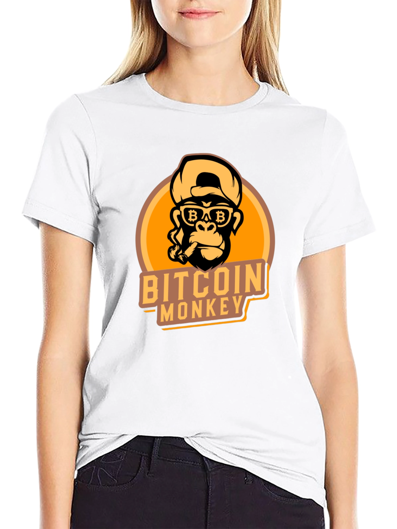 Bitcoin Monkey T-Shirt - Crypto Ape Tee