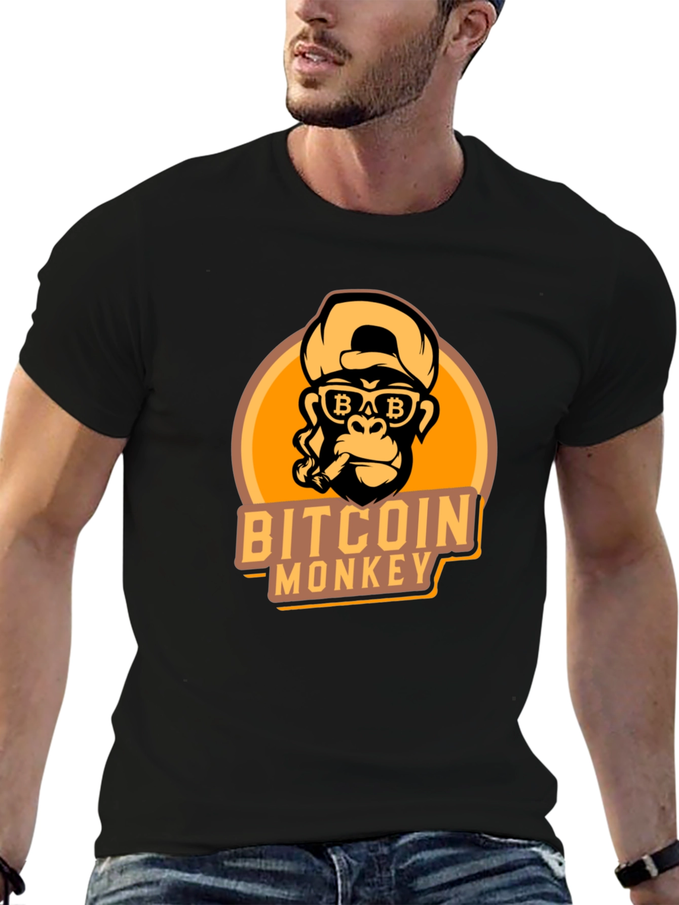 Bitcoin Monkey T-Shirt - Crypto Ape Tee