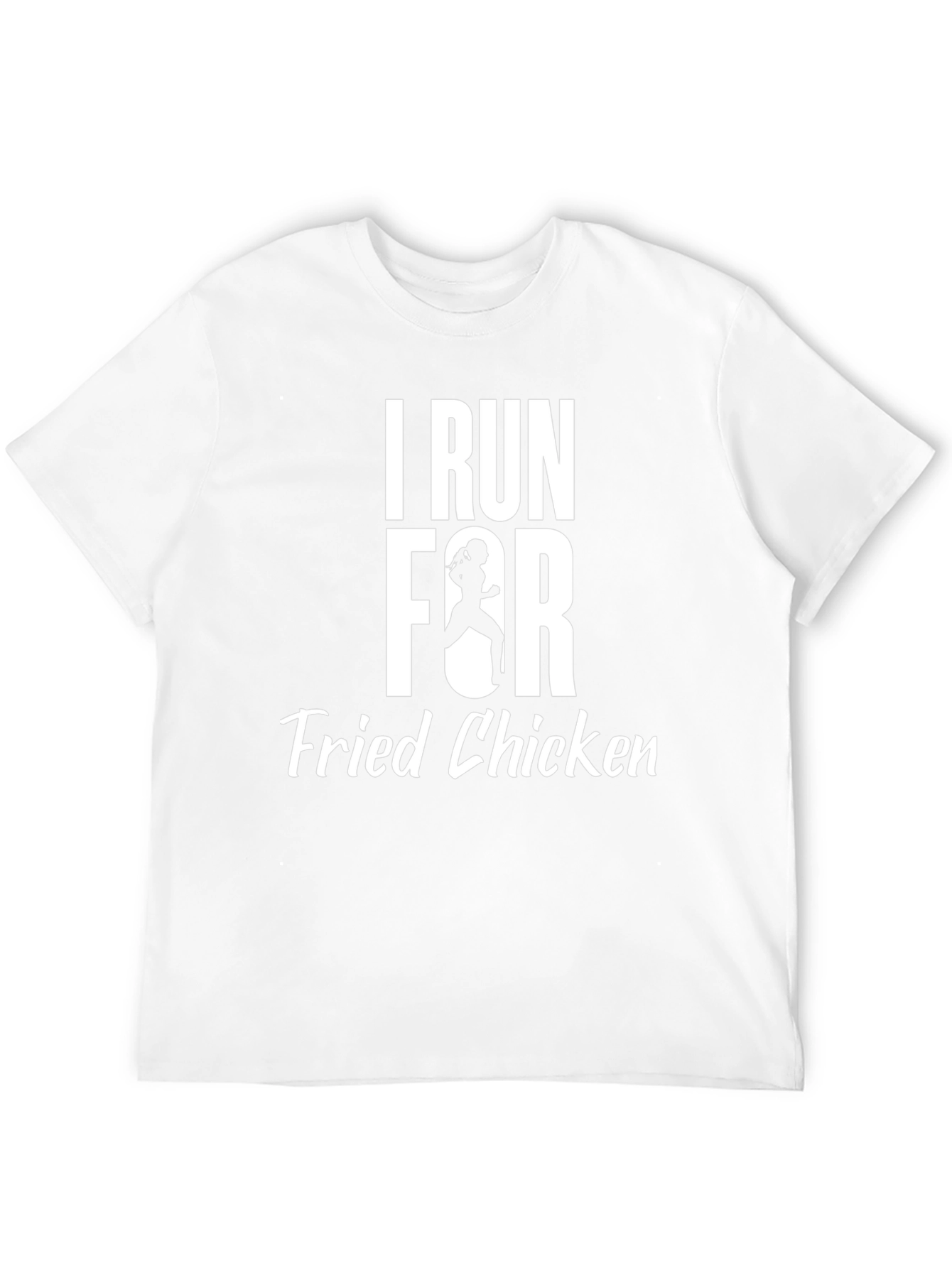 I Run For Fried Chicken Graphic T-Shirt