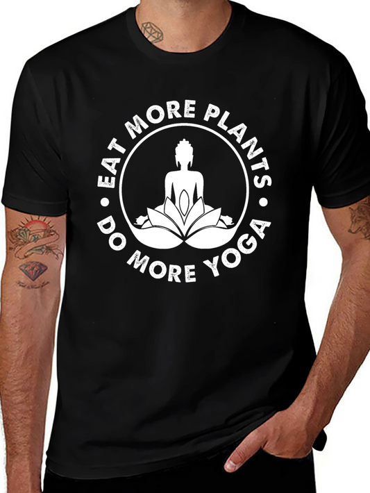 Eat More Plants Do More Yoga Graphic Tee