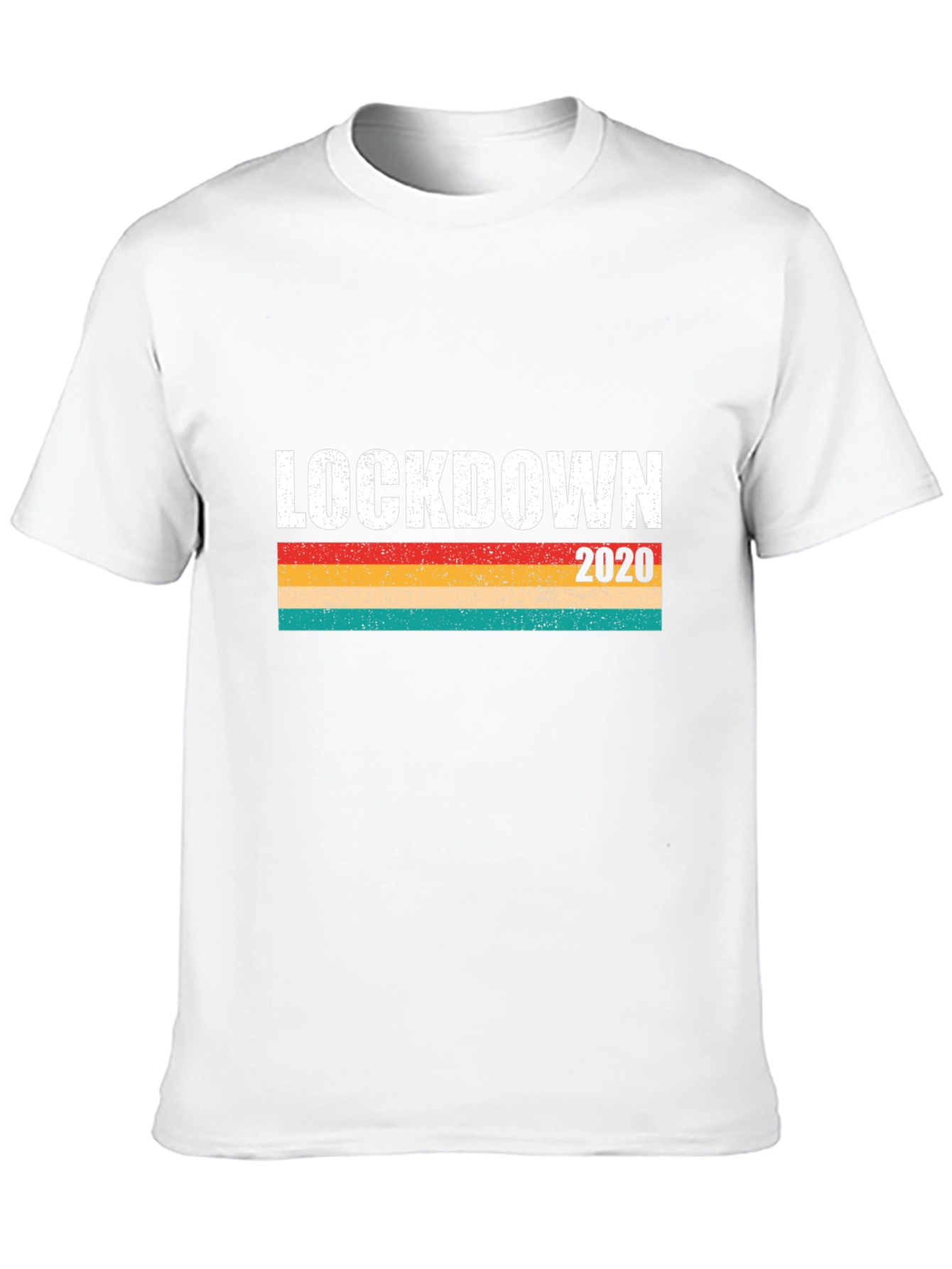 Lockdown 2020 Retro Graphic Tee - Black