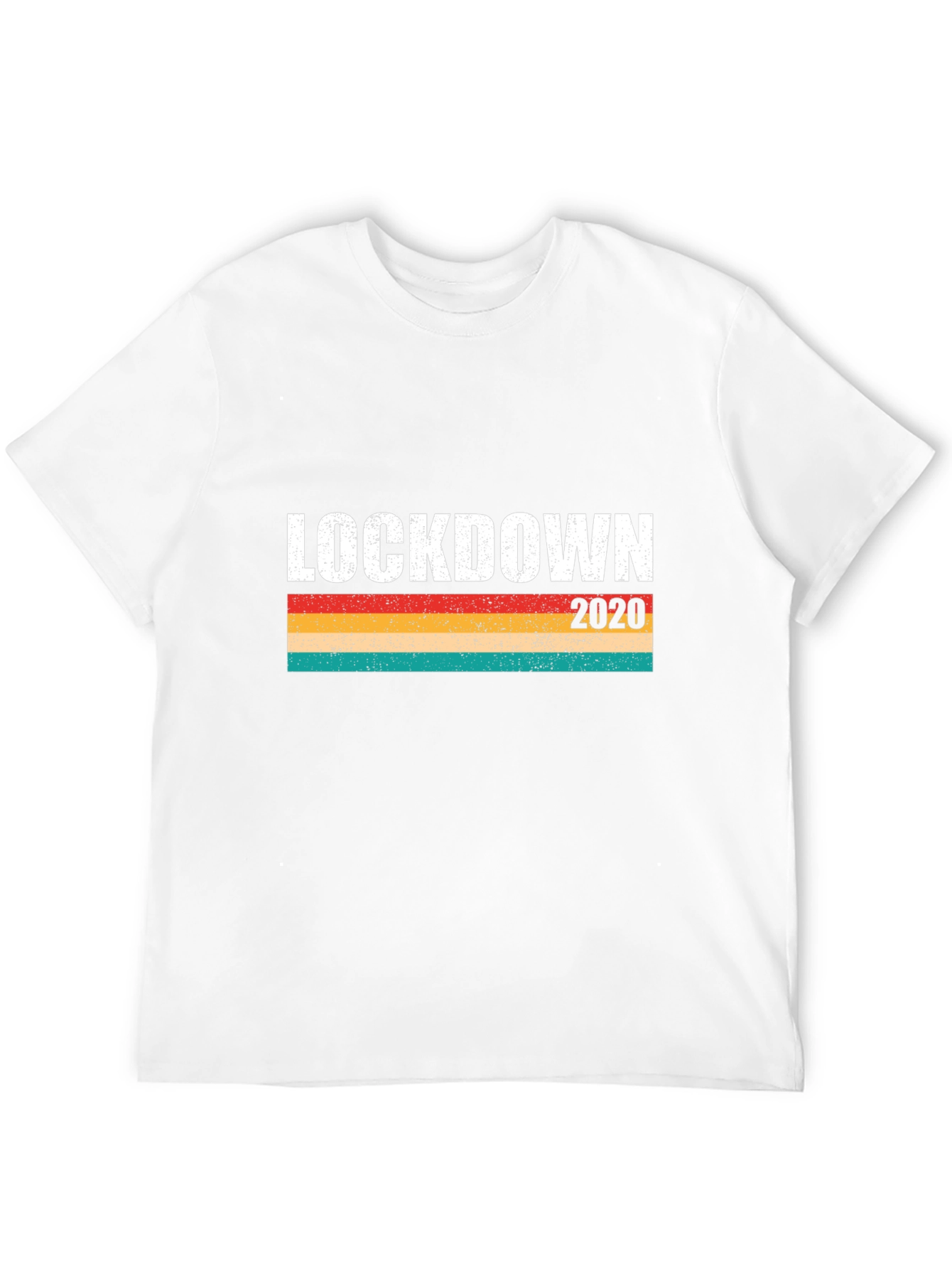 Lockdown 2020 Retro Graphic Tee - Black