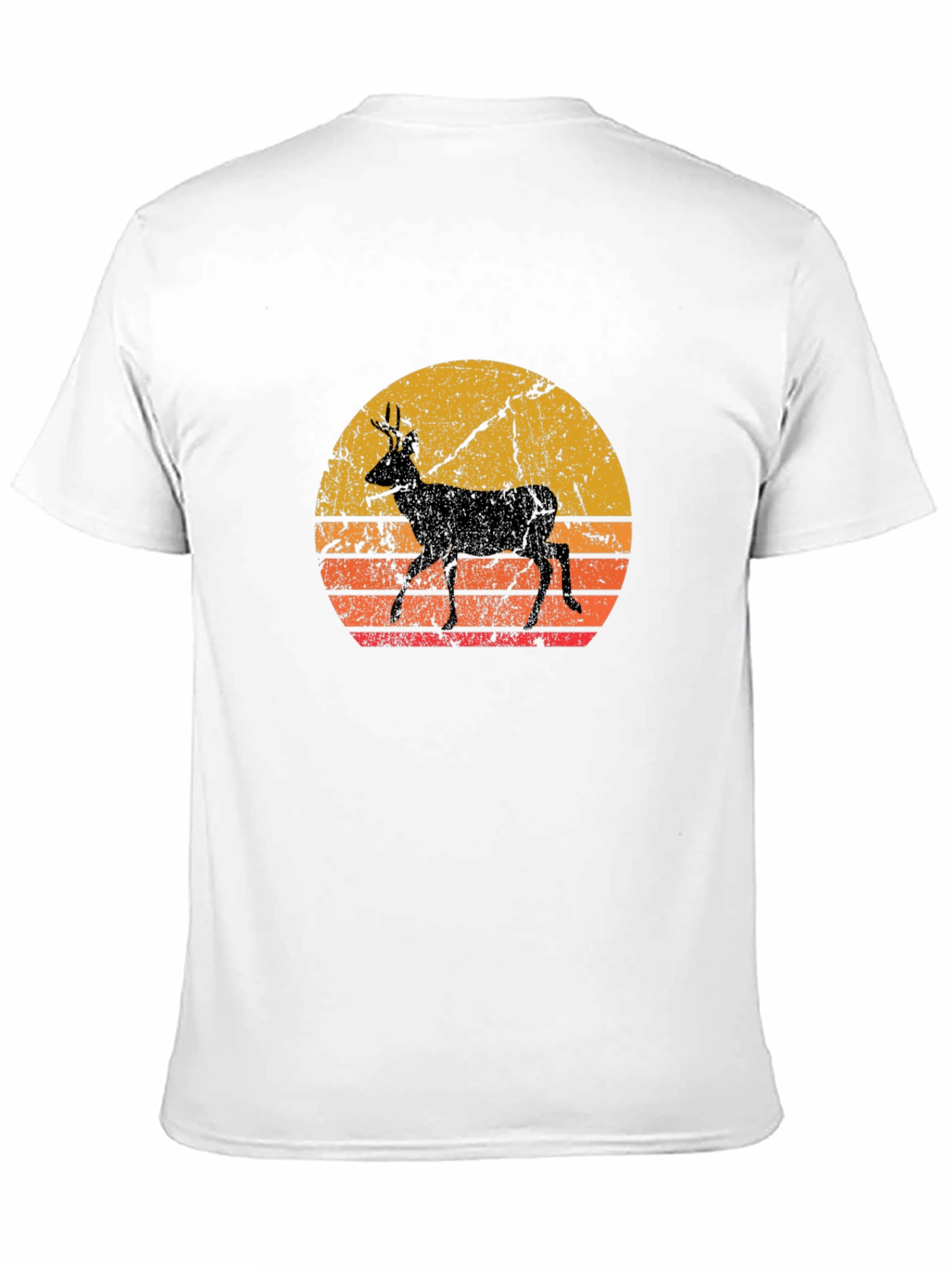 Retro Deer Silhouette T-Shirt
