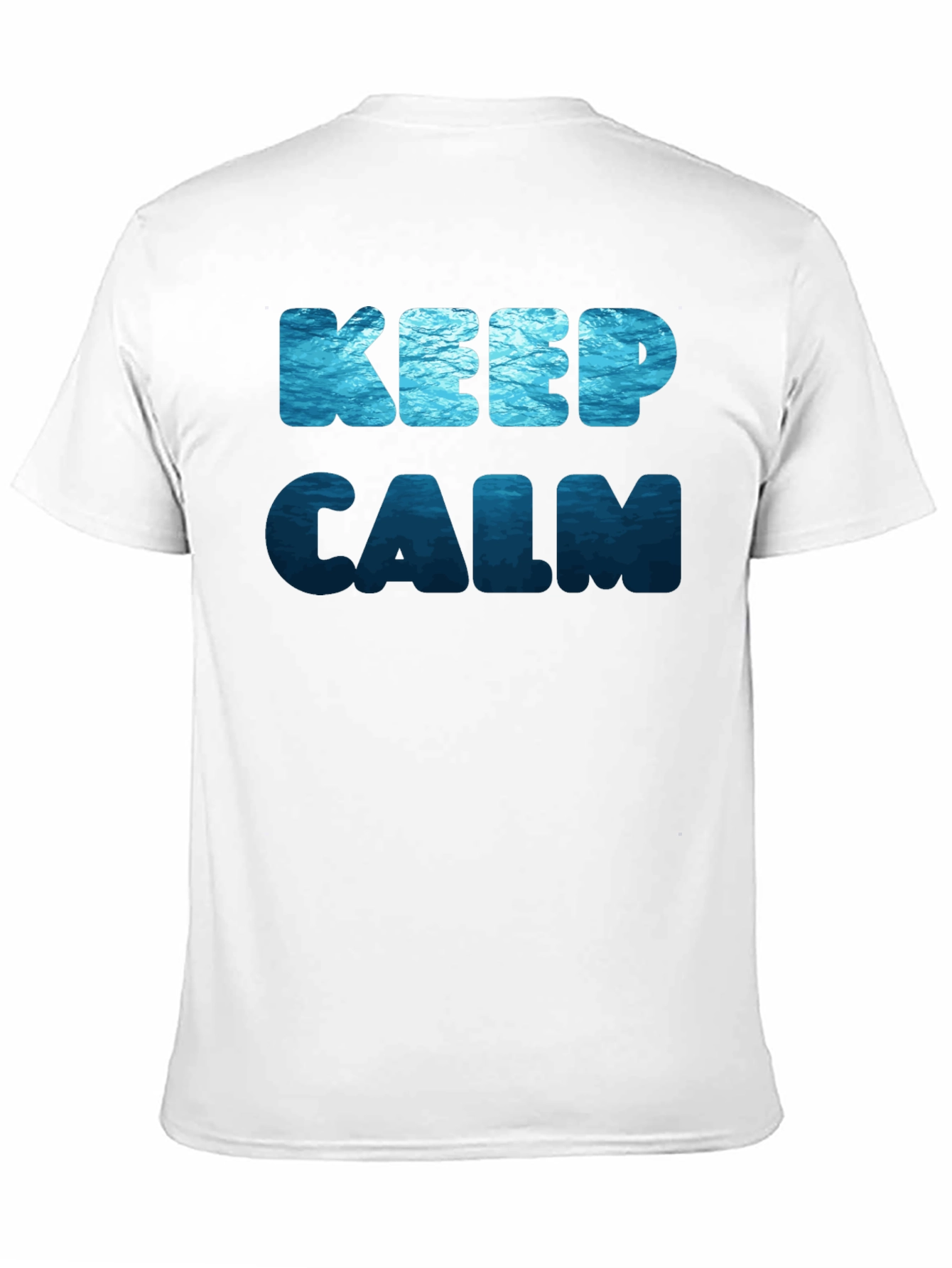 Keep Calm Ocean Print T-Shirt
