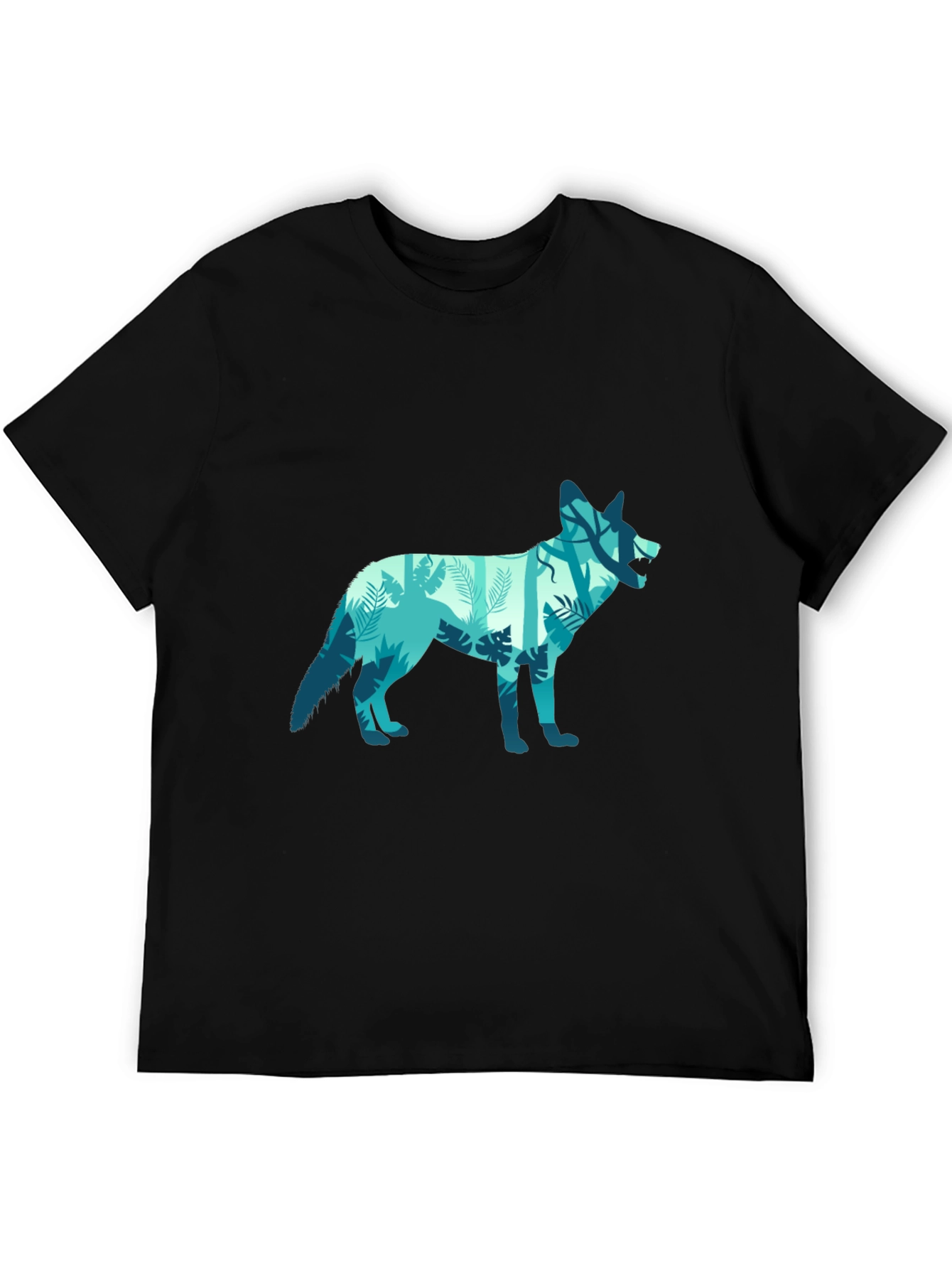 Wolf Forest Graphic T-Shirt - Nature Lover Tee
