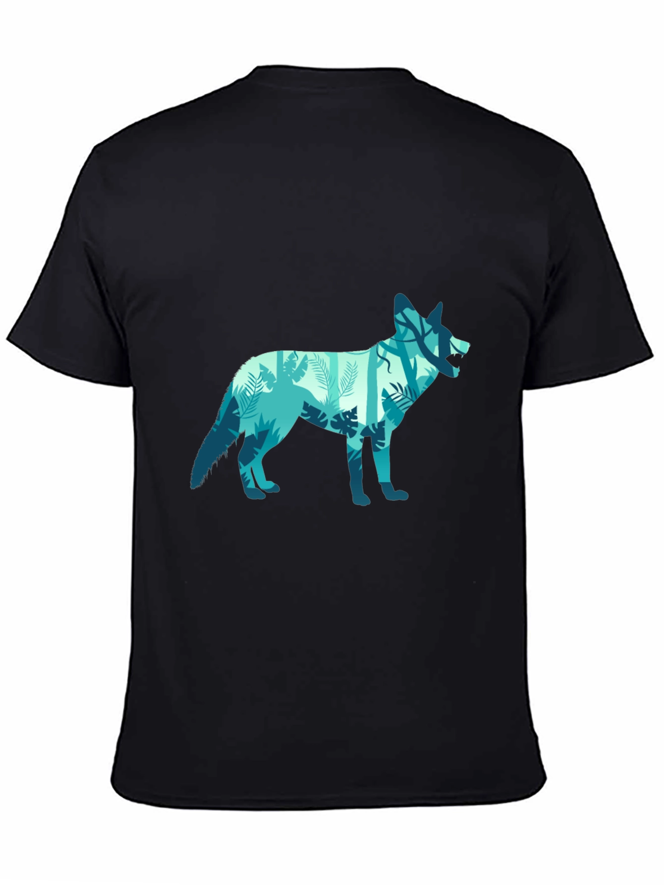Wolf Forest Graphic T-Shirt - Nature Lover Tee