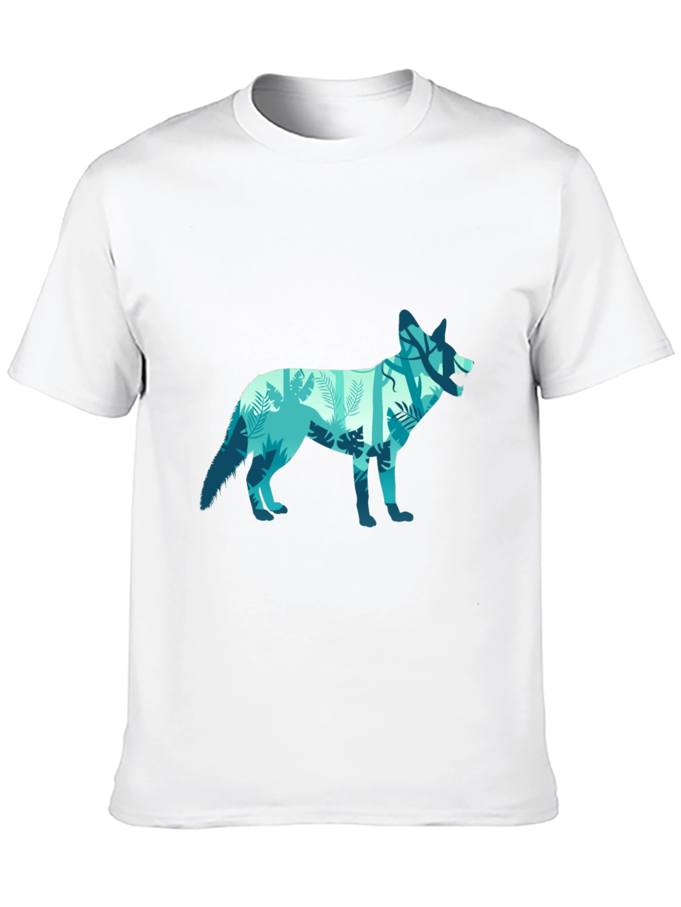 Wolf Forest Graphic T-Shirt - Nature Lover Tee