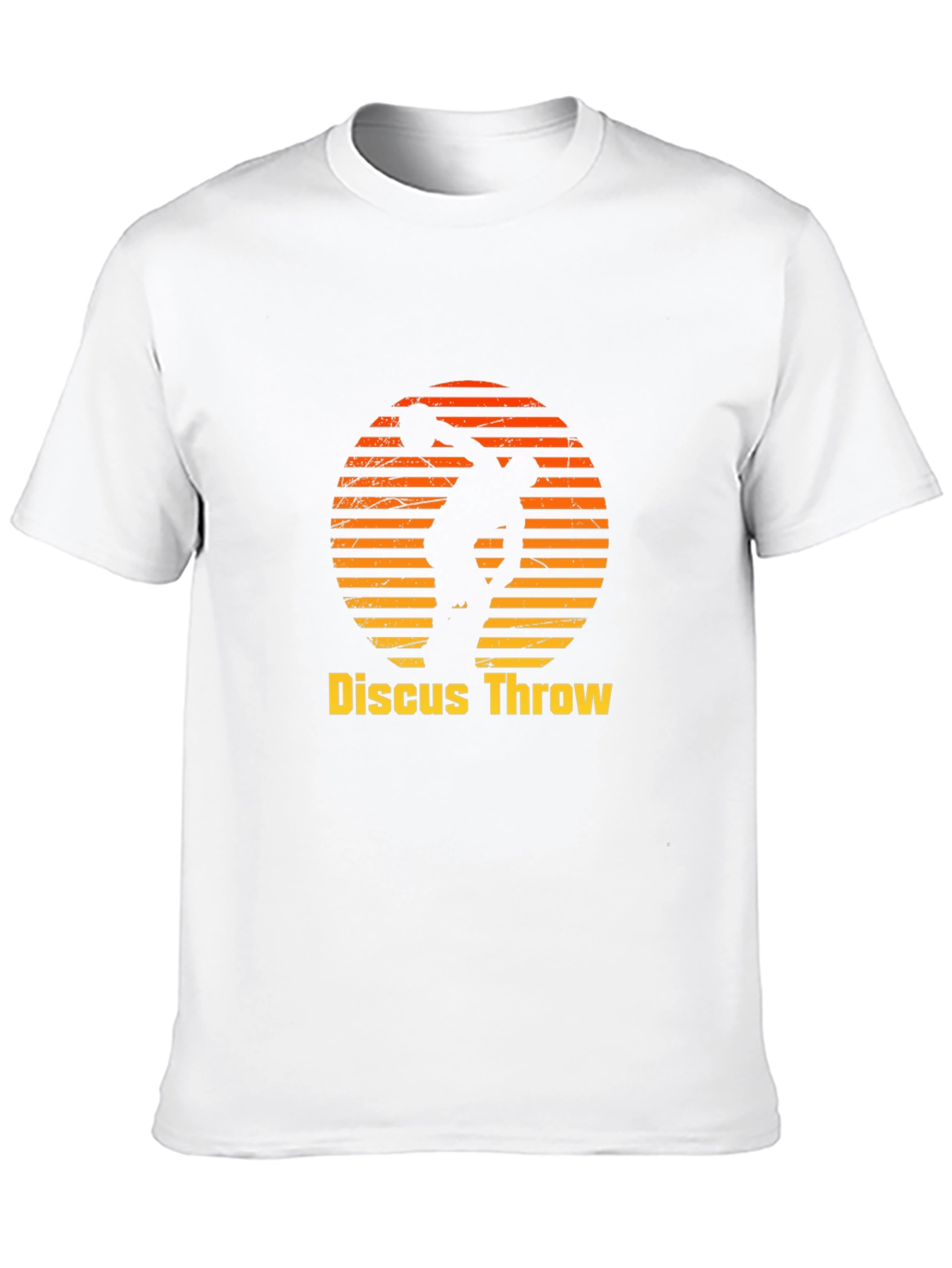 Discus Throw Black Graphic Tee