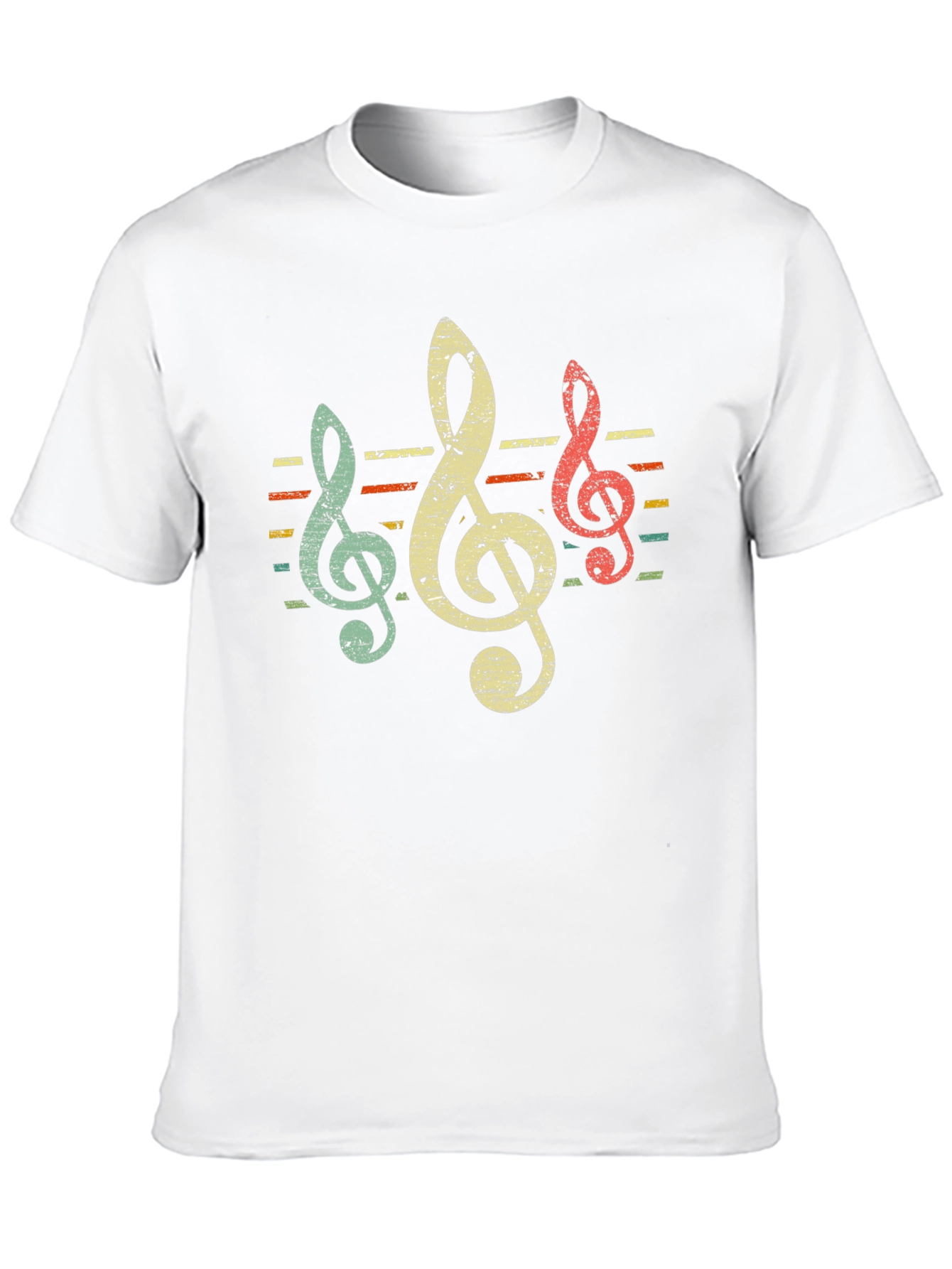 Retro Music Clef T-Shirt