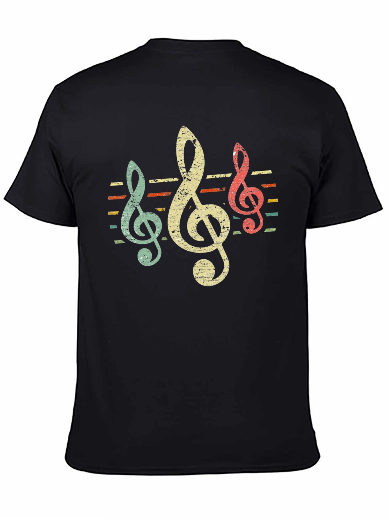 Retro Music Clef T-Shirt