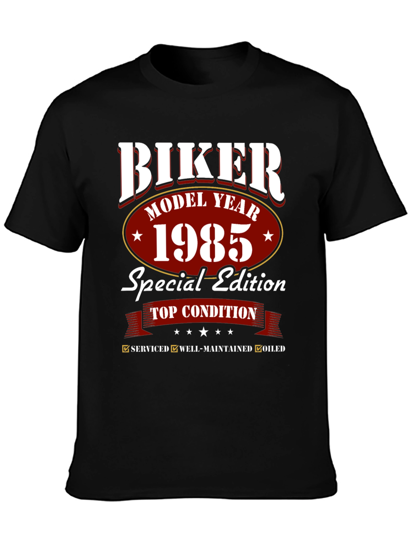 Biker Model Year 1985 Special Edition T-Shirt