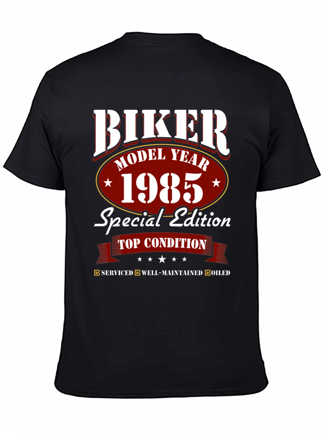 Biker Model Year 1985 Special Edition T-Shirt