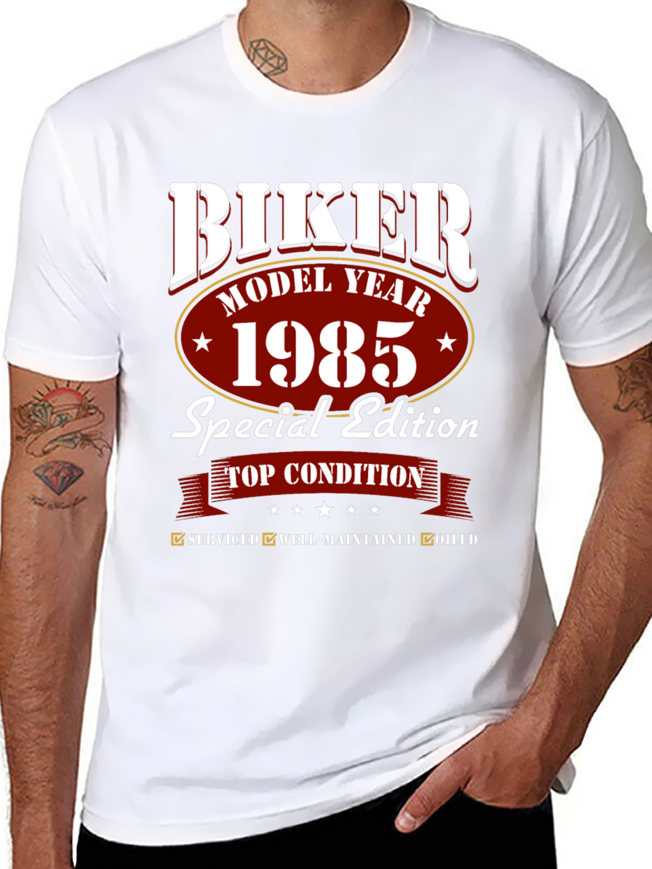 Biker Model Year 1985 Special Edition T-Shirt
